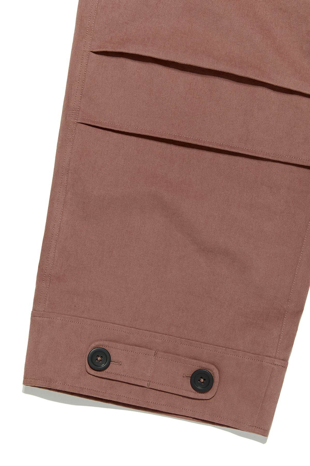 비바스튜디오(VIVASTUDIO) BUTTON PARACHUTE COTTON PANTS [BRICK]