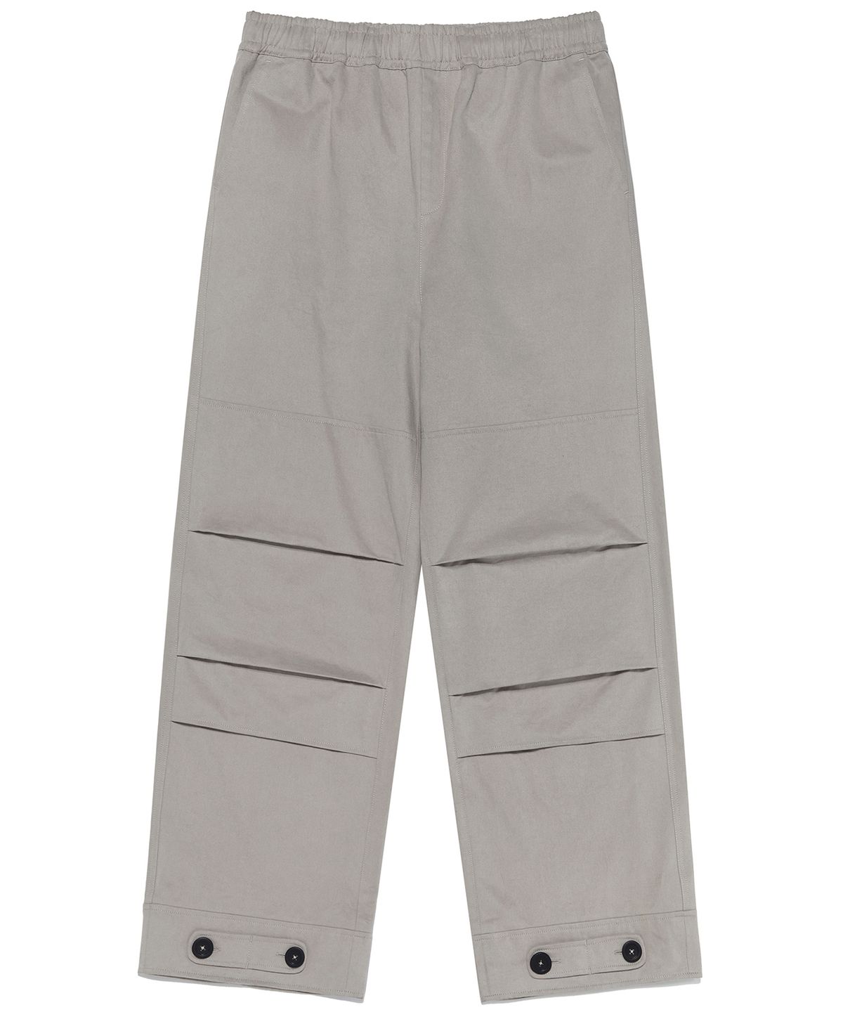 비바스튜디오(VIVASTUDIO) BUTTON PARACHUTE COTTON PANTS [LIGHT GRAY]