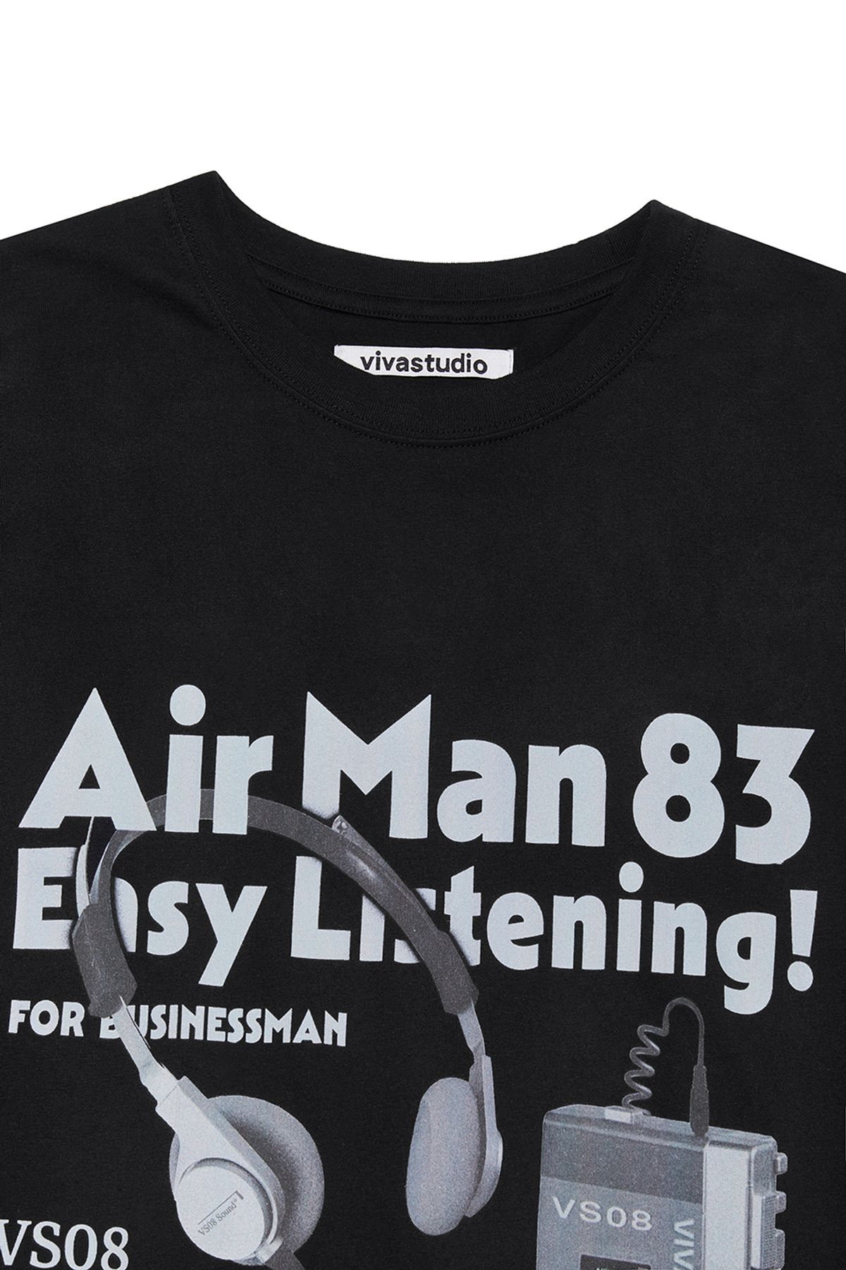 비바스튜디오(VIVASTUDIO) VS08 PLAYER TEE [BLACK]