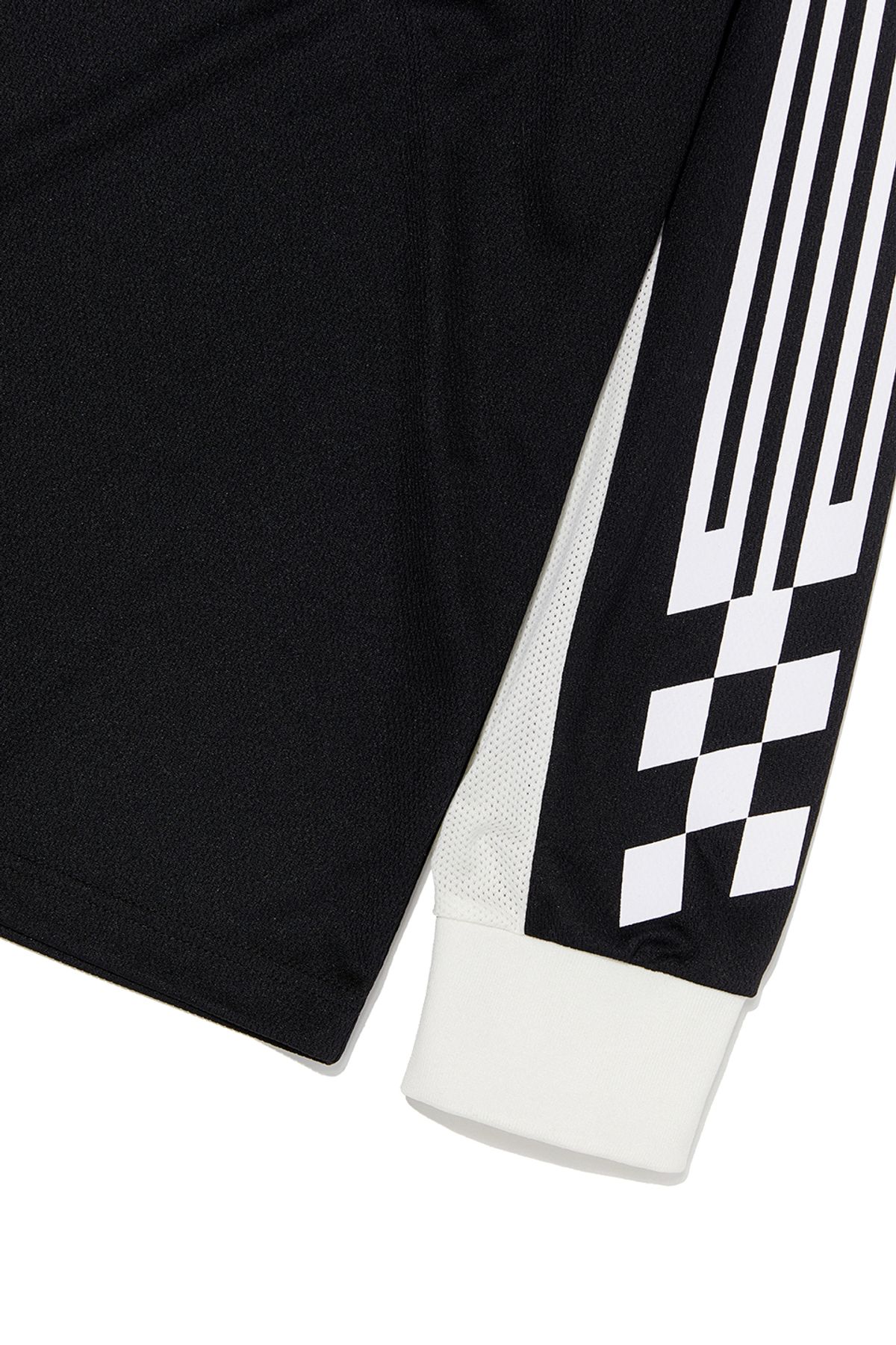 비바스튜디오(VIVASTUDIO) RACING JERSEY L/S TEE [BLACK]