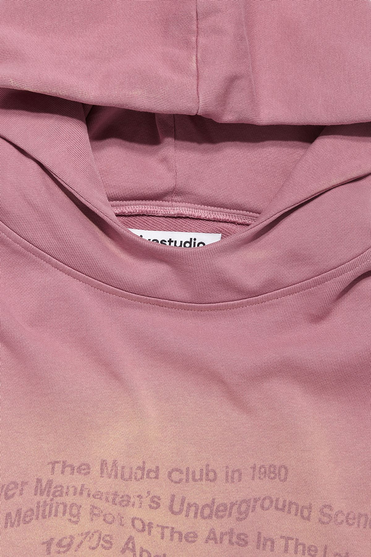 비바스튜디오(VIVASTUDIO) SPOT WASHED HOODIE [PINK]