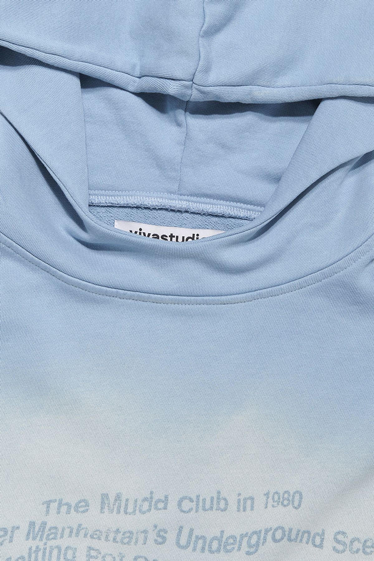 비바스튜디오(VIVASTUDIO) SPOT WASHED HOODIE [BLUE]