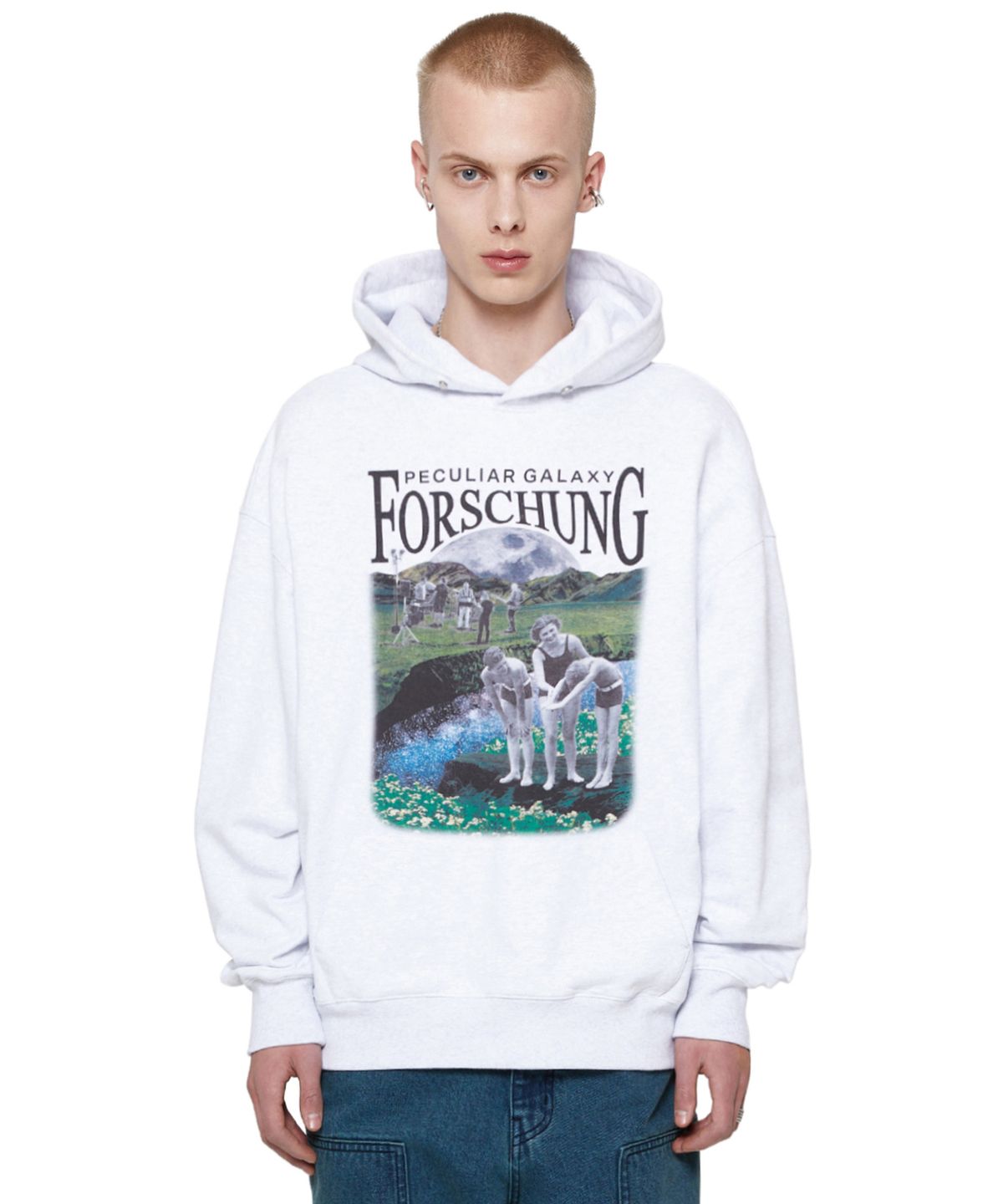 비바스튜디오(VIVASTUDIO) PECULIAR GALAXY HOODIE [GRAY]