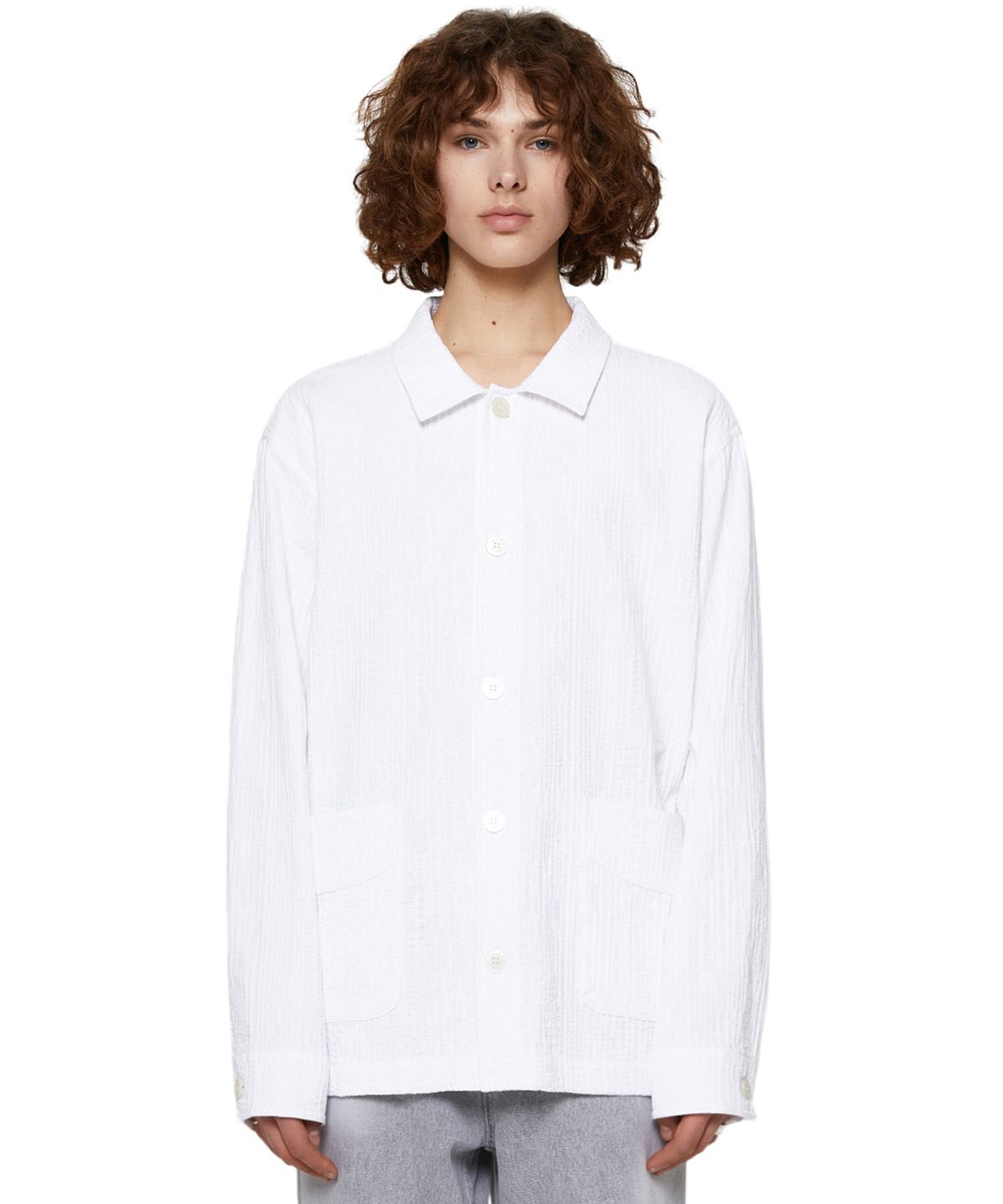 비바스튜디오(VIVASTUDIO) NATURAL SHIRTS JACKET [WHITE]