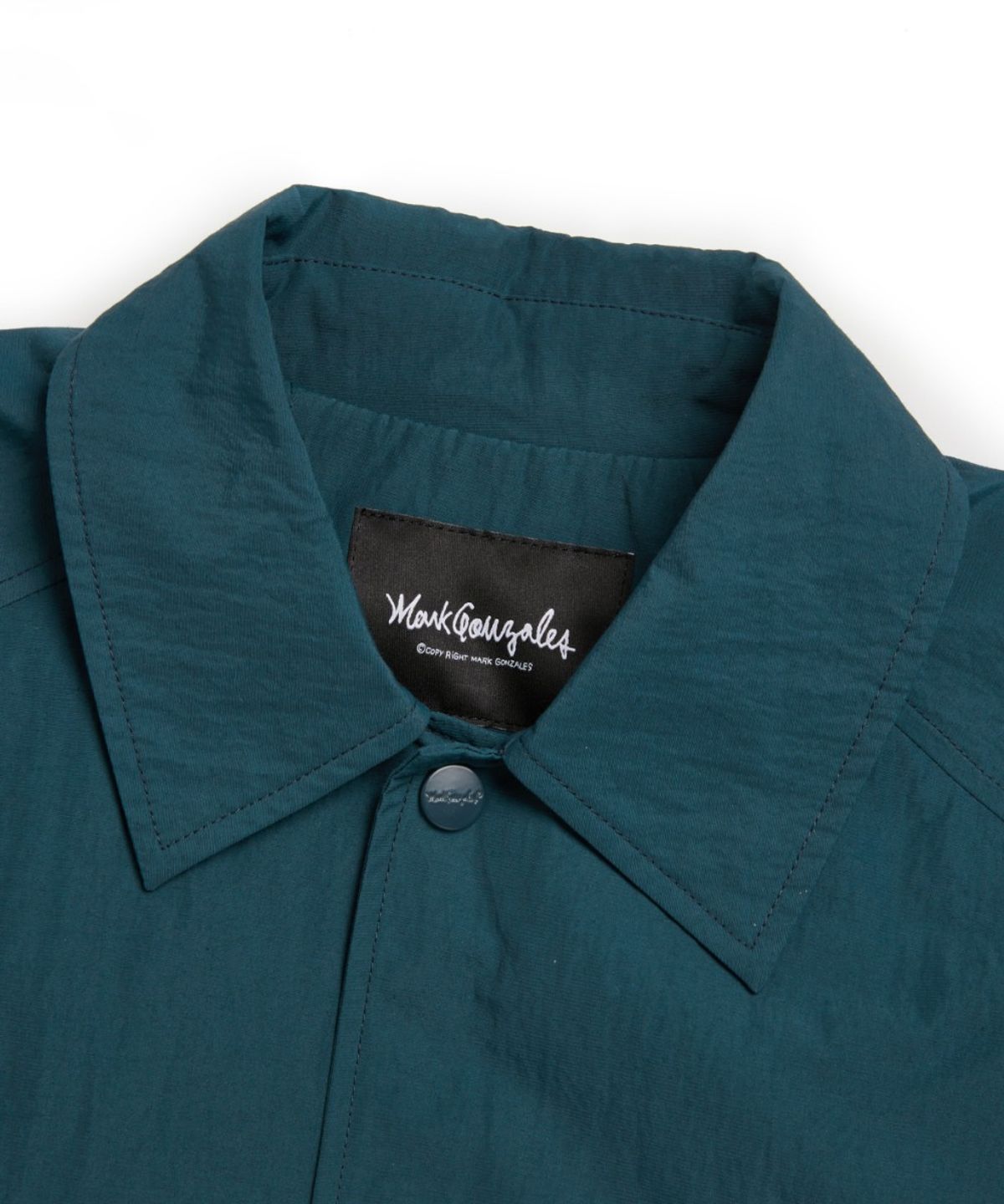 마크곤잘레스(MARK GONZALES) WOMENS BALLOON N/C COACH JACKET - D/GREEN