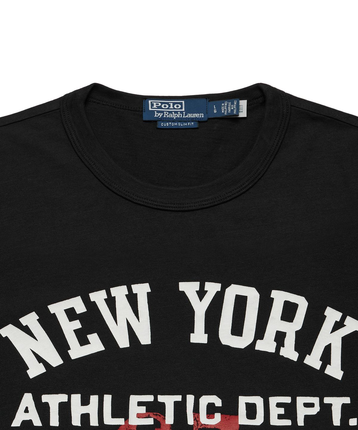 폴로 랄프 로렌(POLO RALPH LAUREN) [NEW YORK BOXING CLUB] 빈티지 저지 셔츠 - 블랙