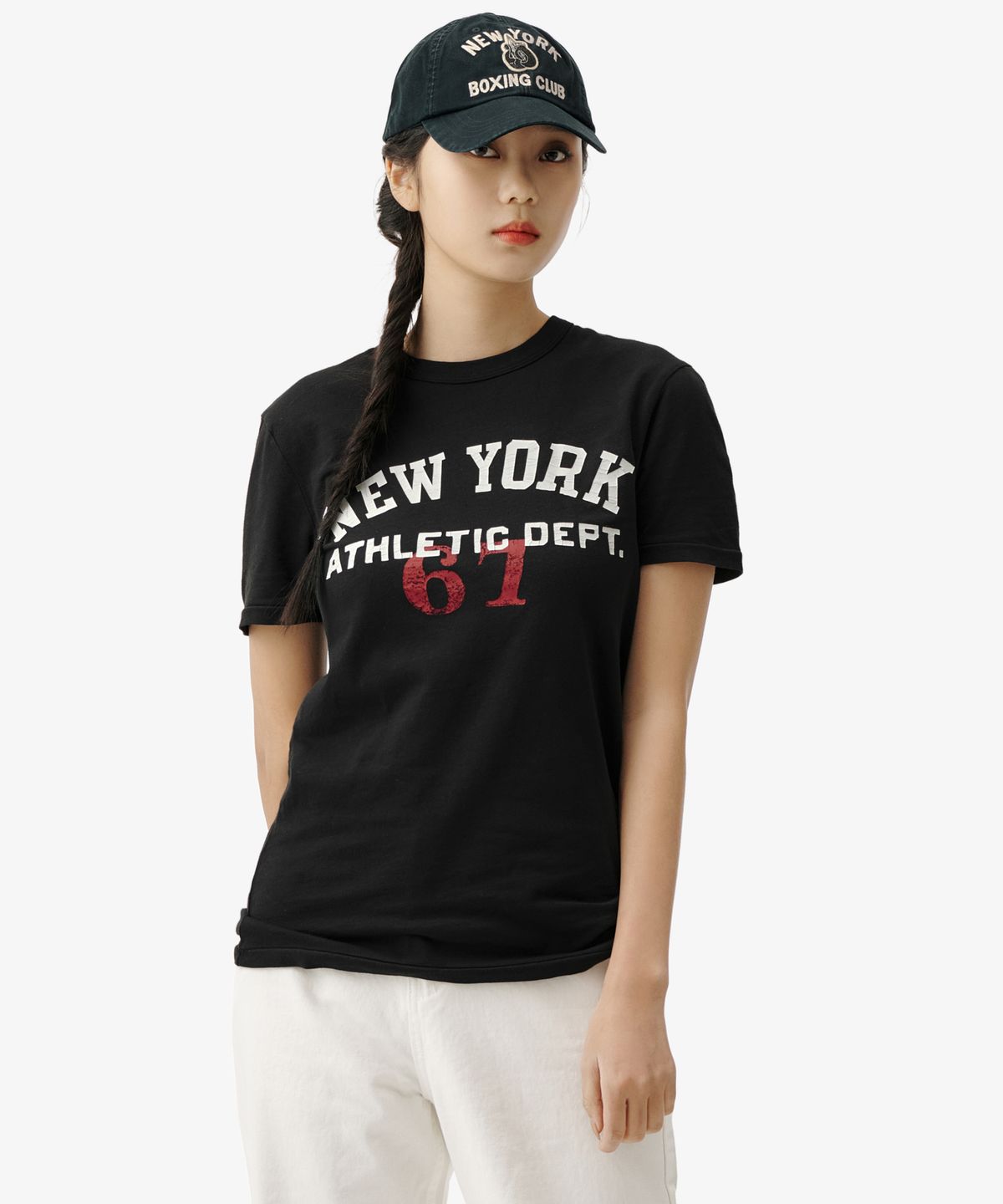 폴로 랄프 로렌(POLO RALPH LAUREN) [NEW YORK BOXING CLUB] 빈티지 저지 셔츠 - 블랙