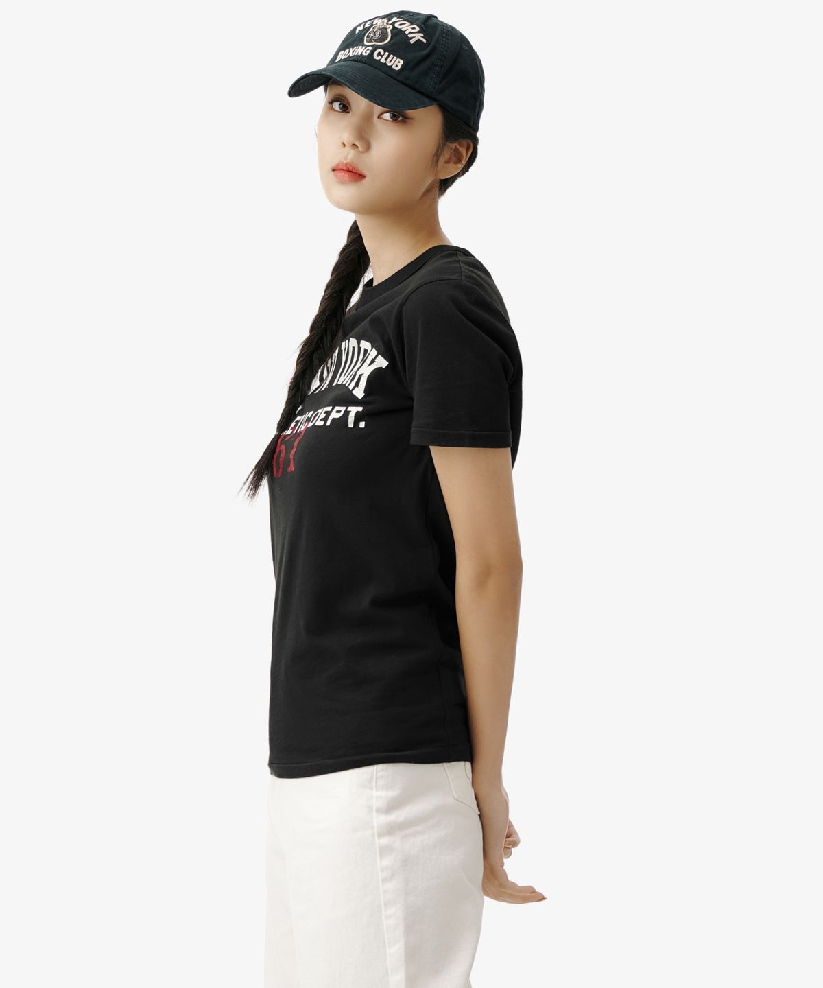 폴로 랄프 로렌(POLO RALPH LAUREN) [NEW YORK BOXING CLUB] 빈티지 저지 셔츠 - 블랙