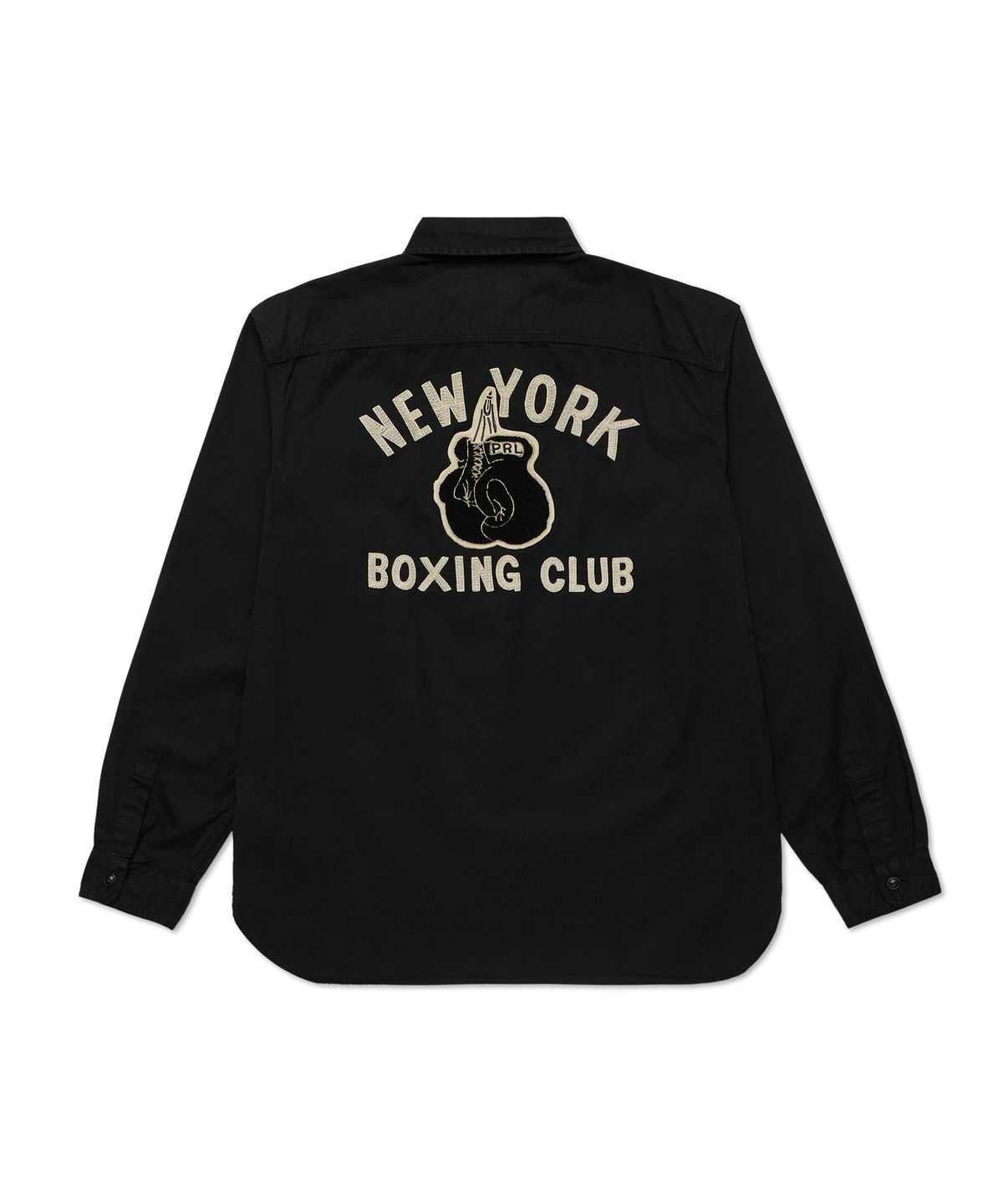 폴로 랄프 로렌(POLO RALPH LAUREN) [NEW YORK BOXING CLUB] 코튼 치노 셔츠 - 블랙