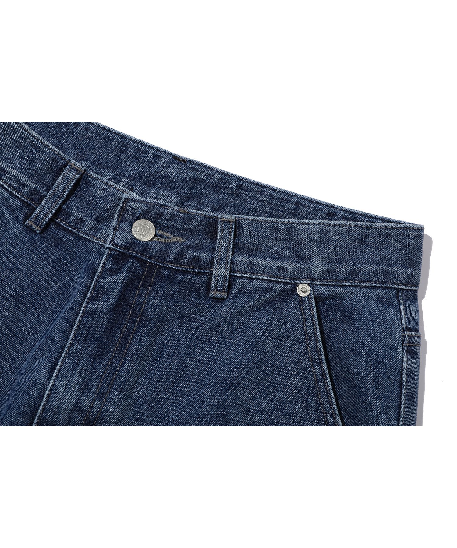 MUSINSA | CPGN STUDIO Wave Brushed Wide Denim Indigo