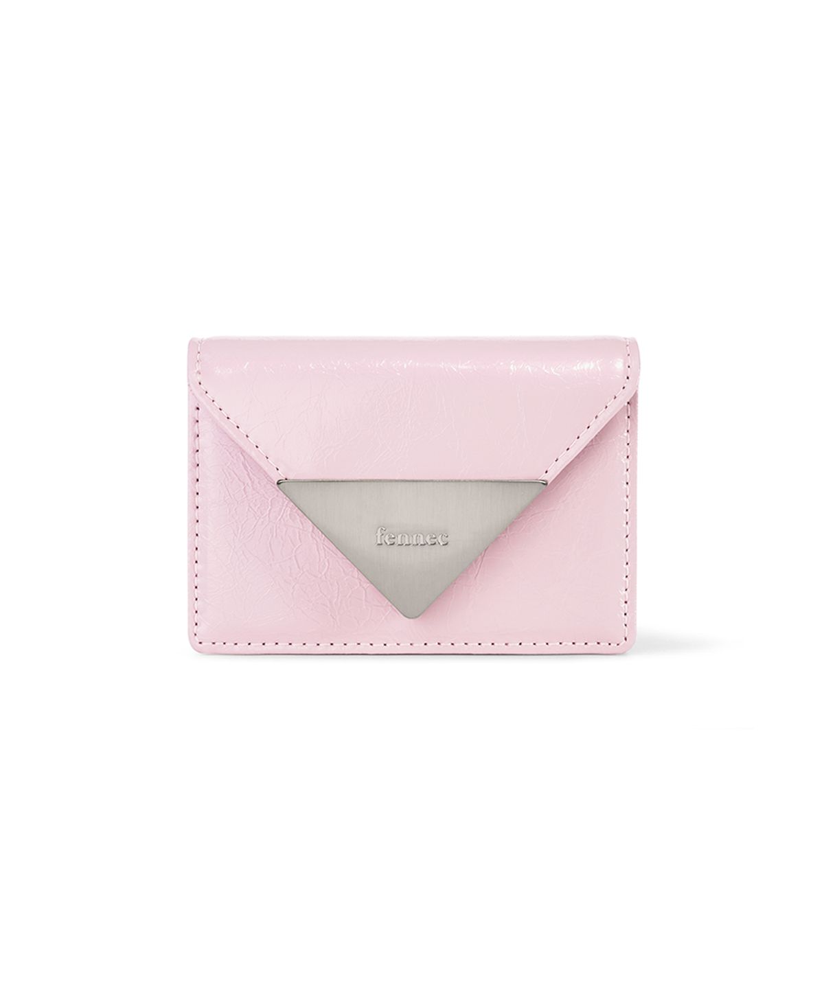 페넥(FENNEC) CRINKLE TRIANGLE ACCORDION POCKET - LIGHT PINK