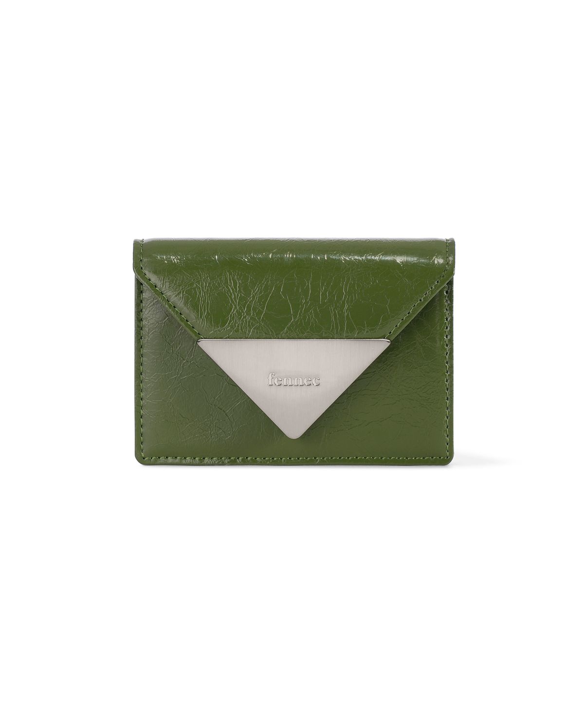 페넥(FENNEC) CRINKLE TRIANGLE ACCORDION POCKET - OLIVE