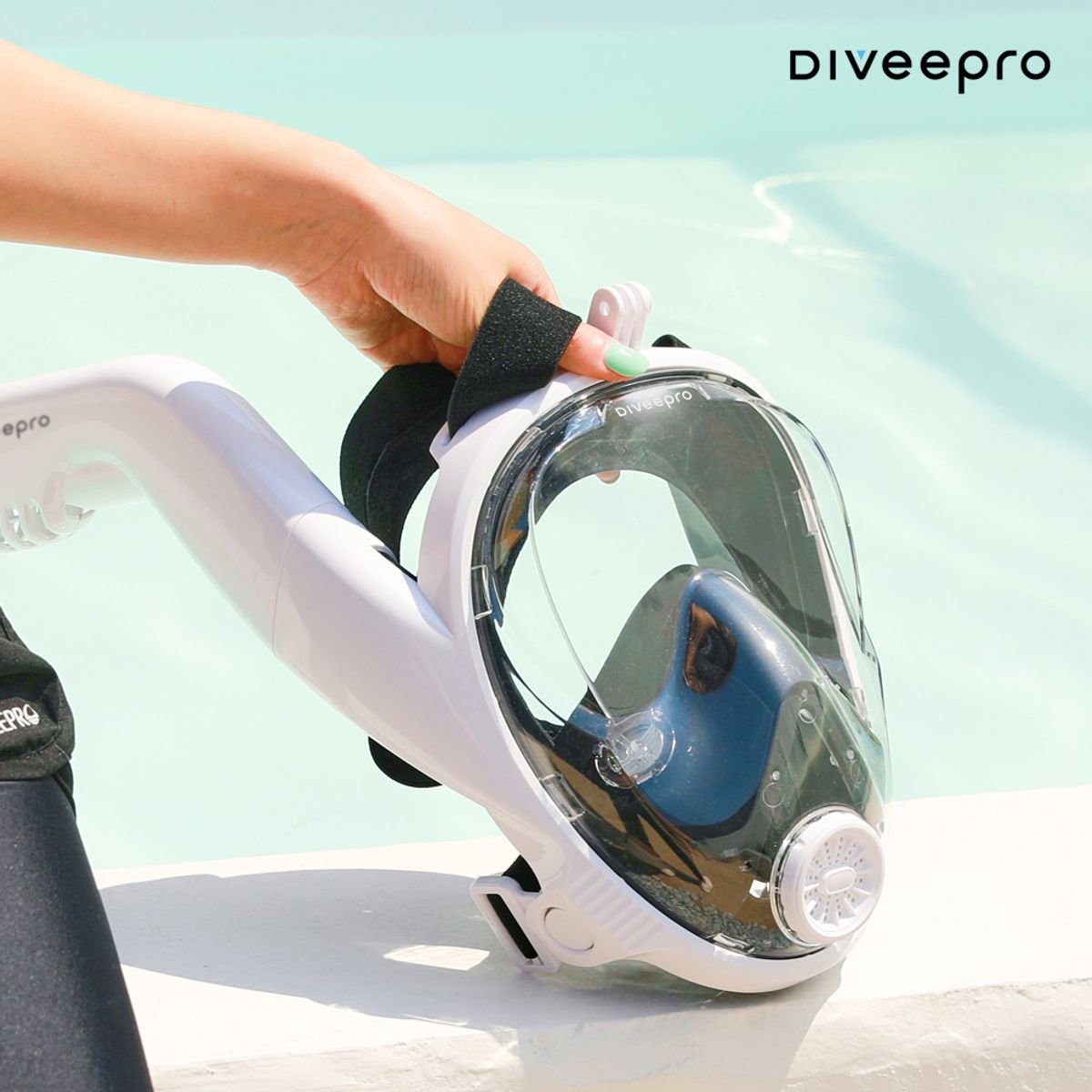 다이비프로(DIVEEPRO) 다이나믹 오션 풀페이스 스노쿨링 마스크