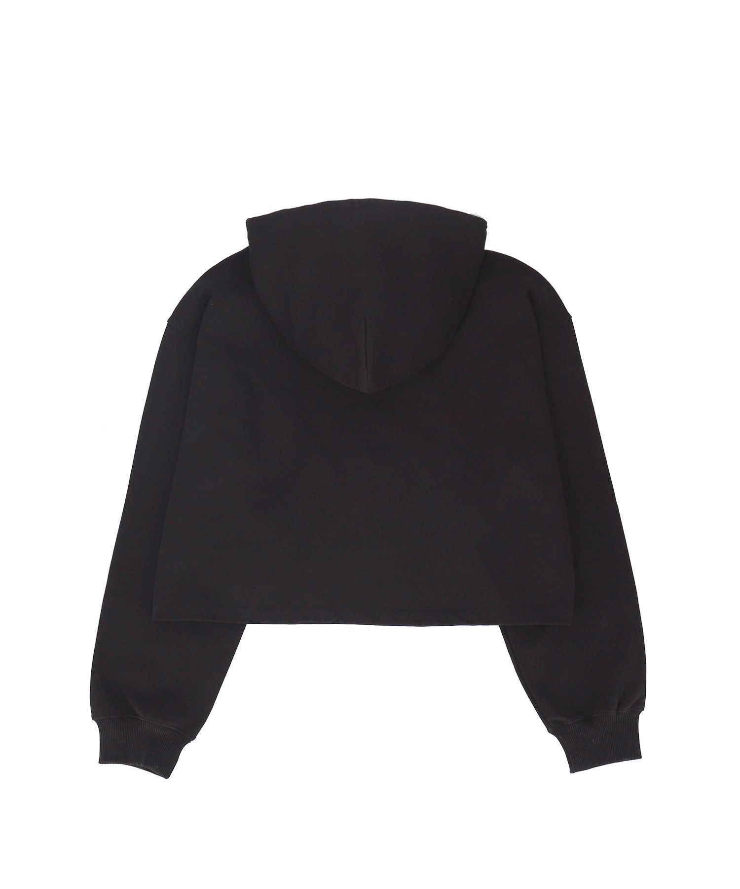 MUSINSA | Ventril New York Women's Crop Fit Hoodie (Black)
