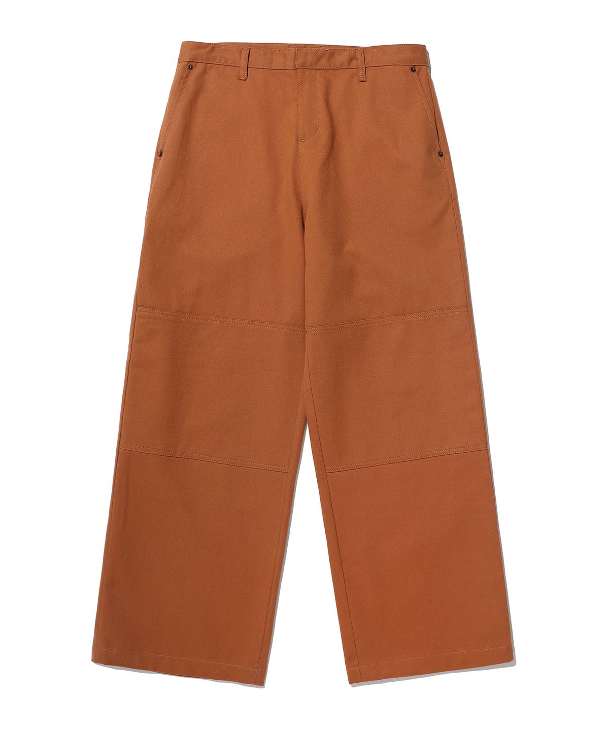 피지컬 디파트먼트(PHYSICAL DEPARTMENT) COTTON DOUBLE KNEE WORK PANTS BROWN