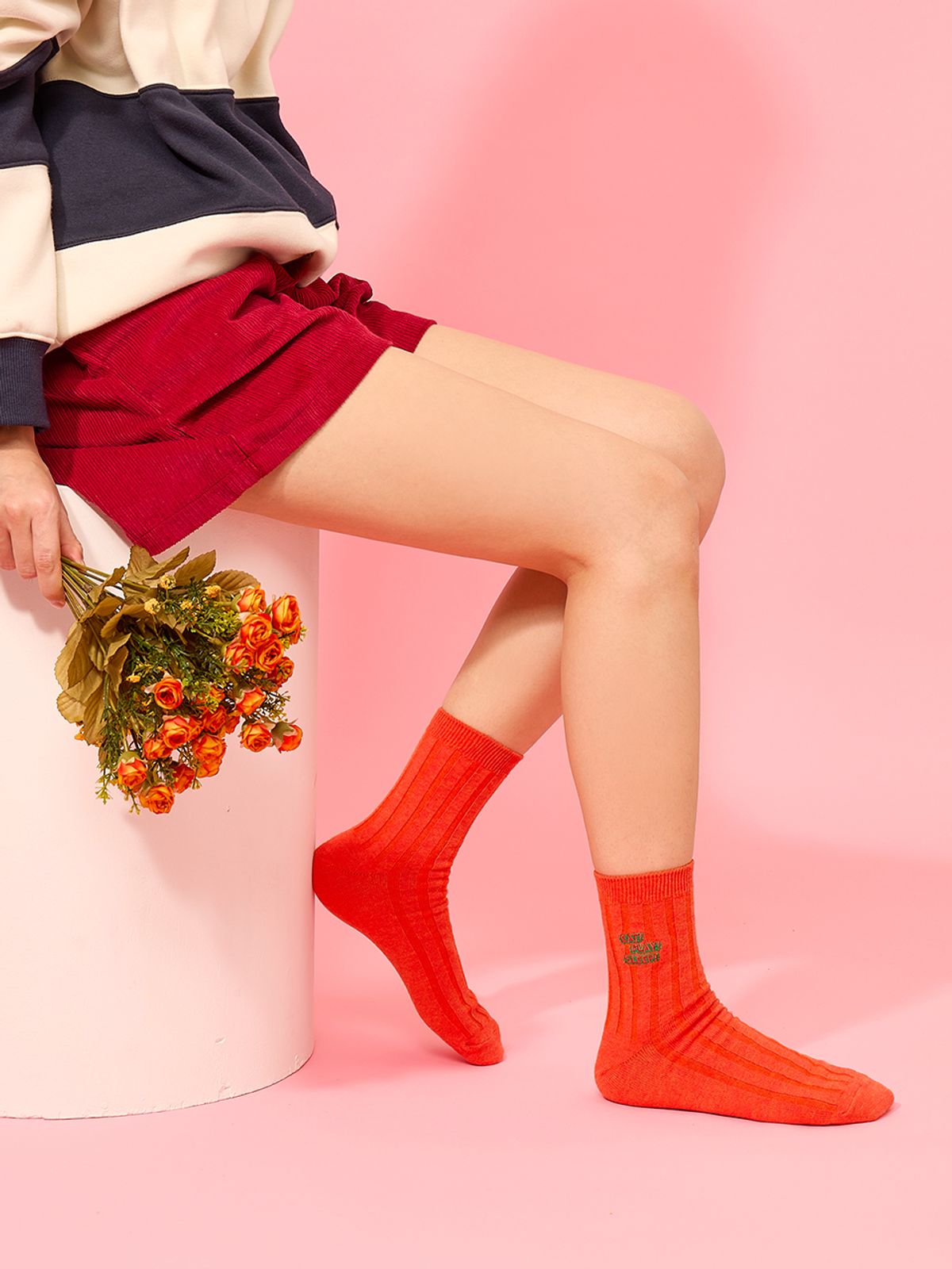 싹스오버왓에버(SOXOVERWHATEVER) ZIZONE Color Socks