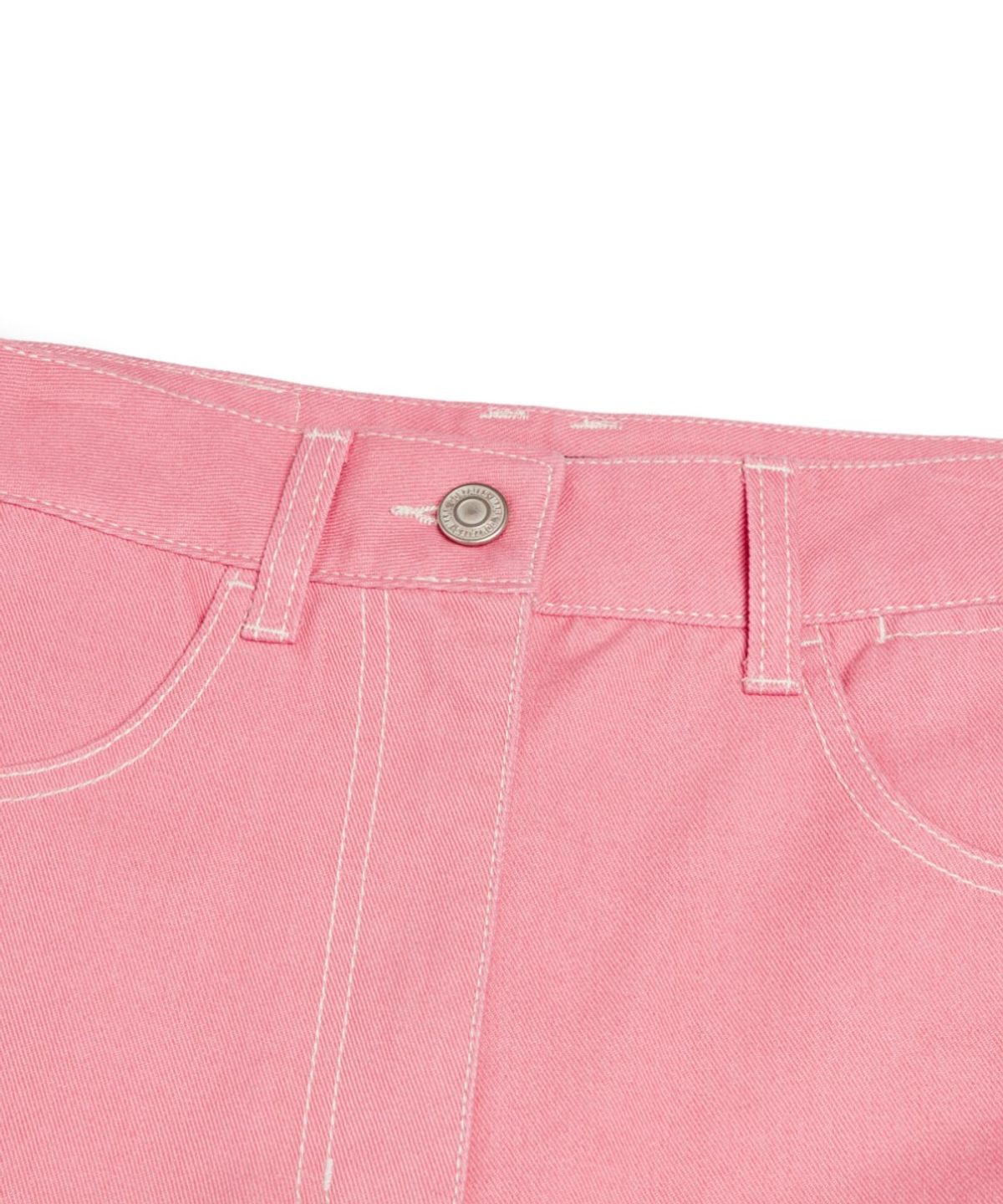 마크곤잘레스(MARK GONZALES) WOMENS NEW CURVED DENIM PANT - PINK
