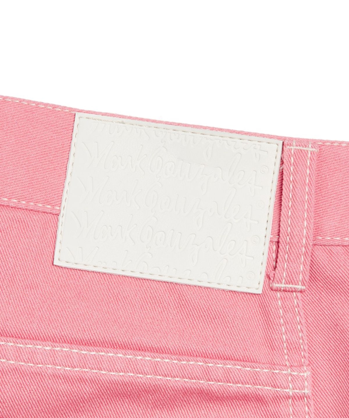 마크곤잘레스(MARK GONZALES) WOMENS NEW CURVED DENIM PANT - PINK
