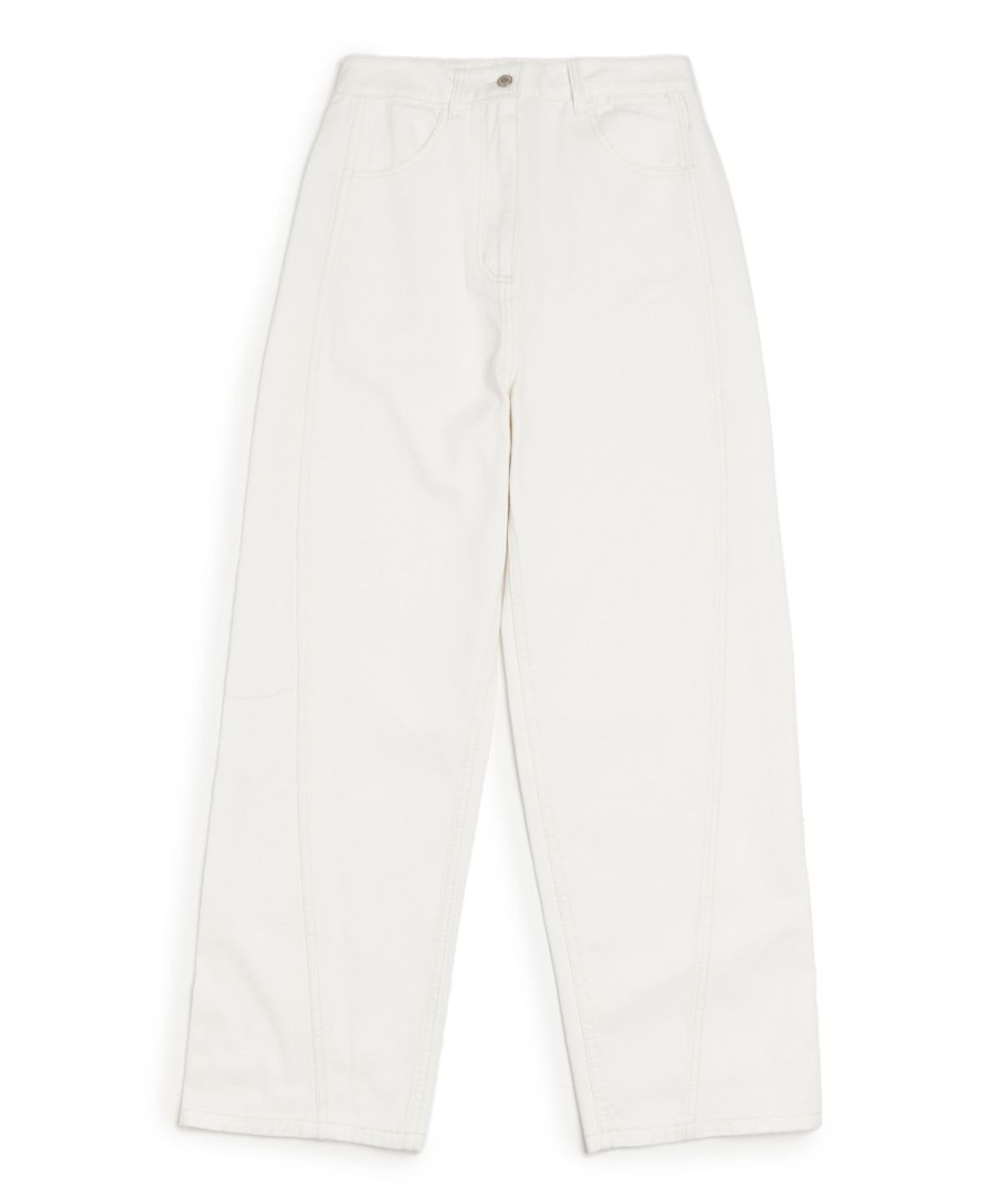 마크곤잘레스(MARK GONZALES) WOMENS NEW CURVED DENIM PANT - IVORY