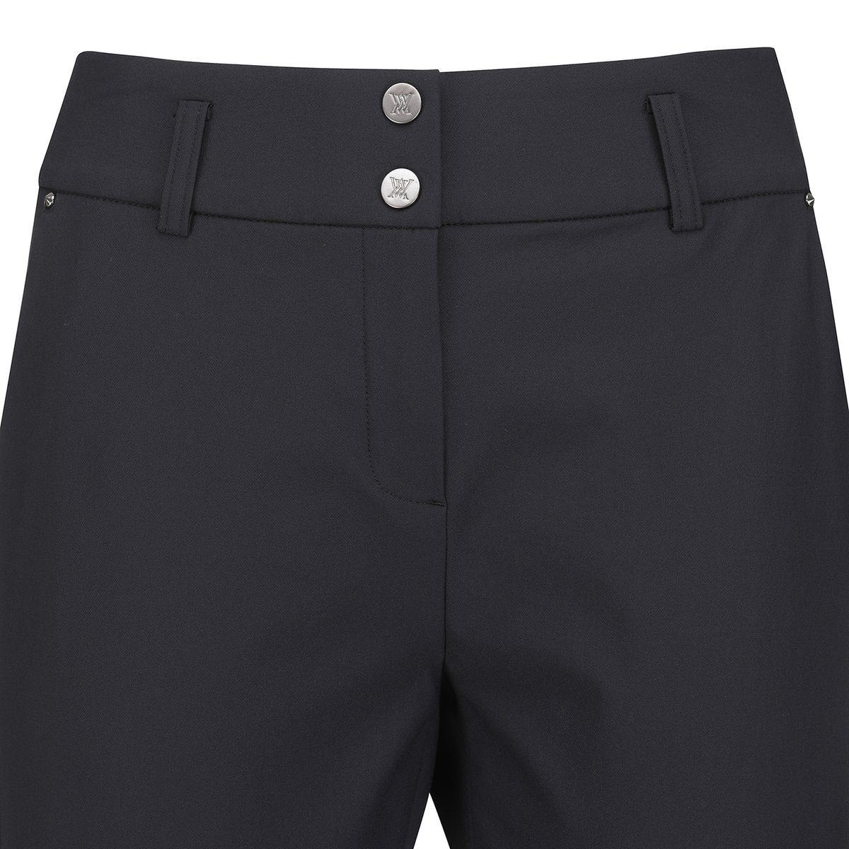 어뉴골프(ANEW GOLF) WOMEN WAIST BANDING LONG PANTS_BK