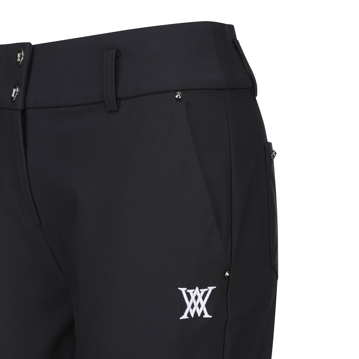 어뉴골프(ANEW GOLF) WOMEN WAIST BANDING LONG PANTS_BK