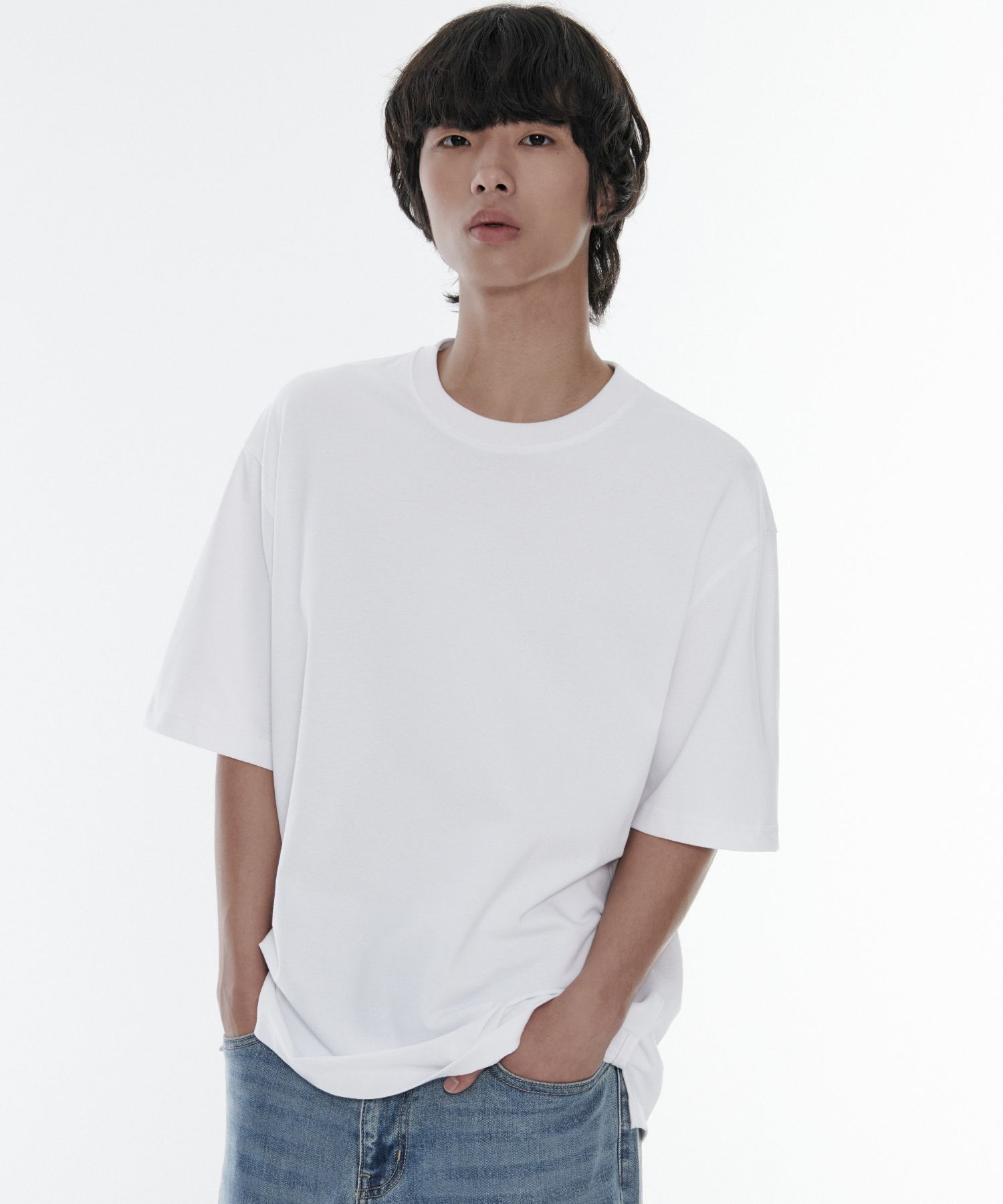MUSINSA | MUSINSA STANDARD [Cool Standard] Relaxed Fit Crew