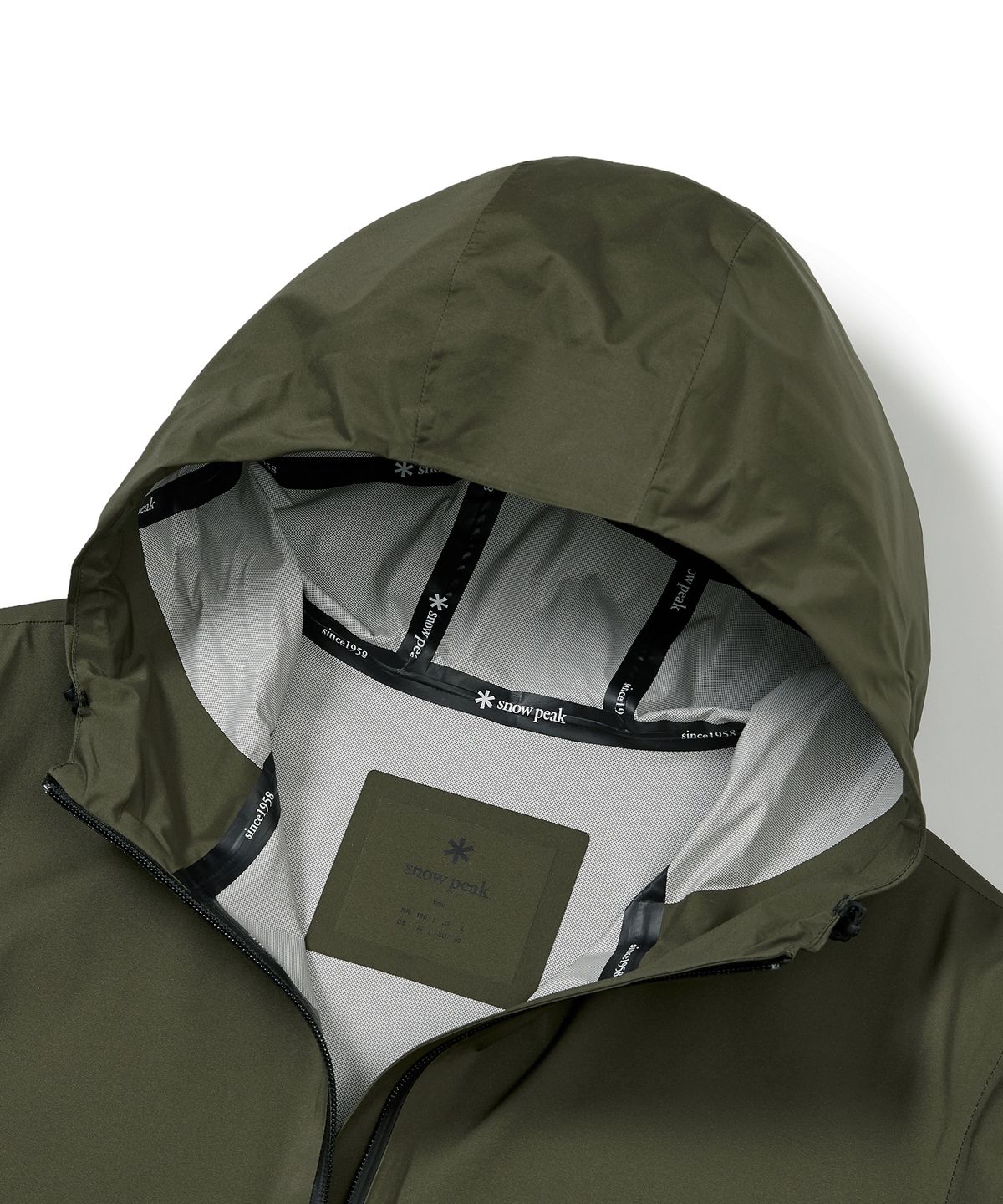 스노우피크 어패럴(SNOWPEAK APPAREL) 2.5L 방수 아노락 Khaki (S23ZMPAN02)