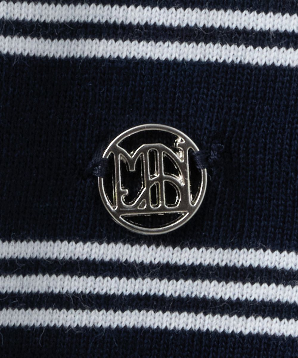 MUSINSA | MOONSUN UNISEX Marine Stripe Ringer T [Marine Navy]