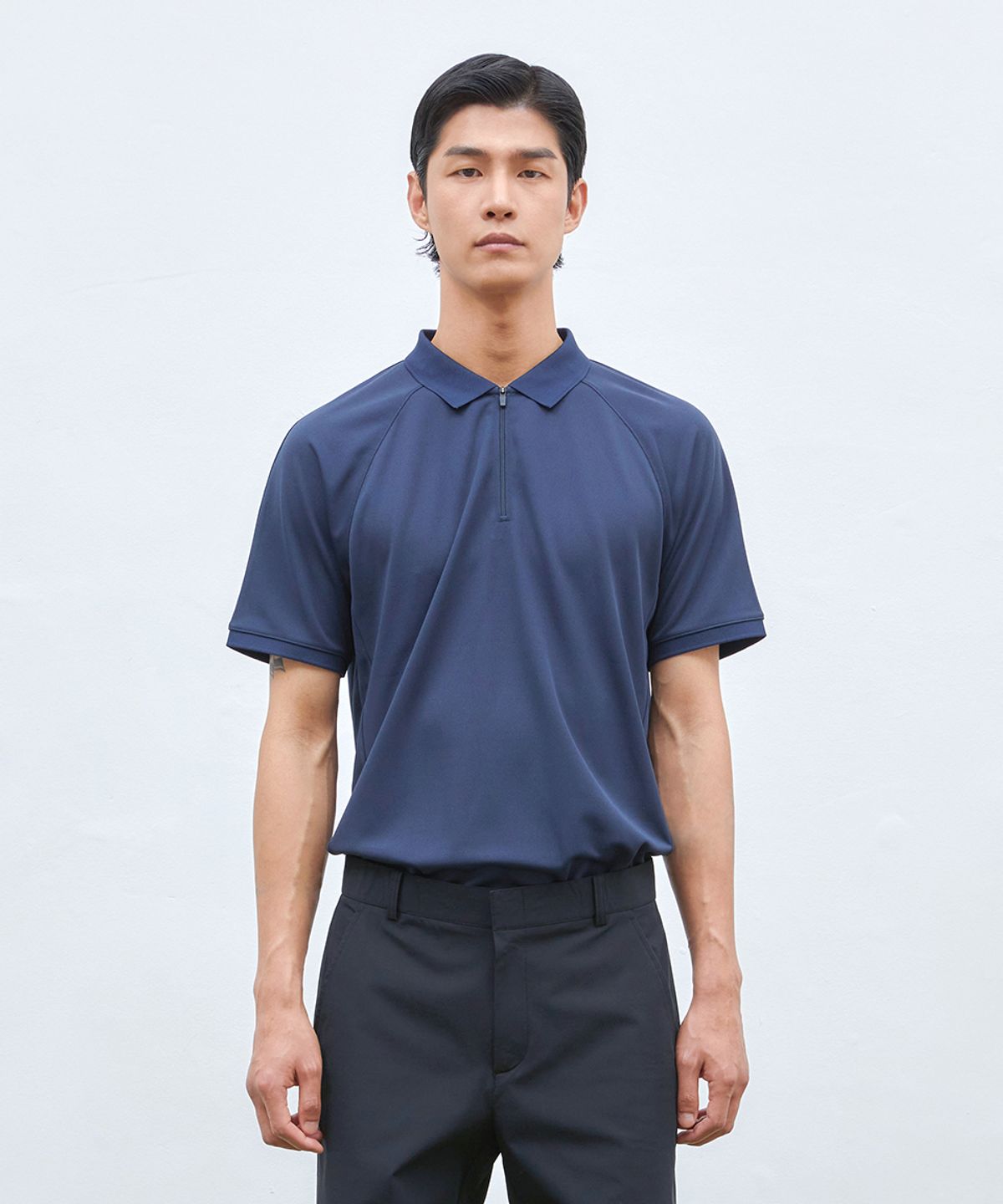 무신사 스탠다드 스포츠(MUSINSA STANDARD SPORTS) 골프 폴로 숏 슬리브 (집업) (3color)