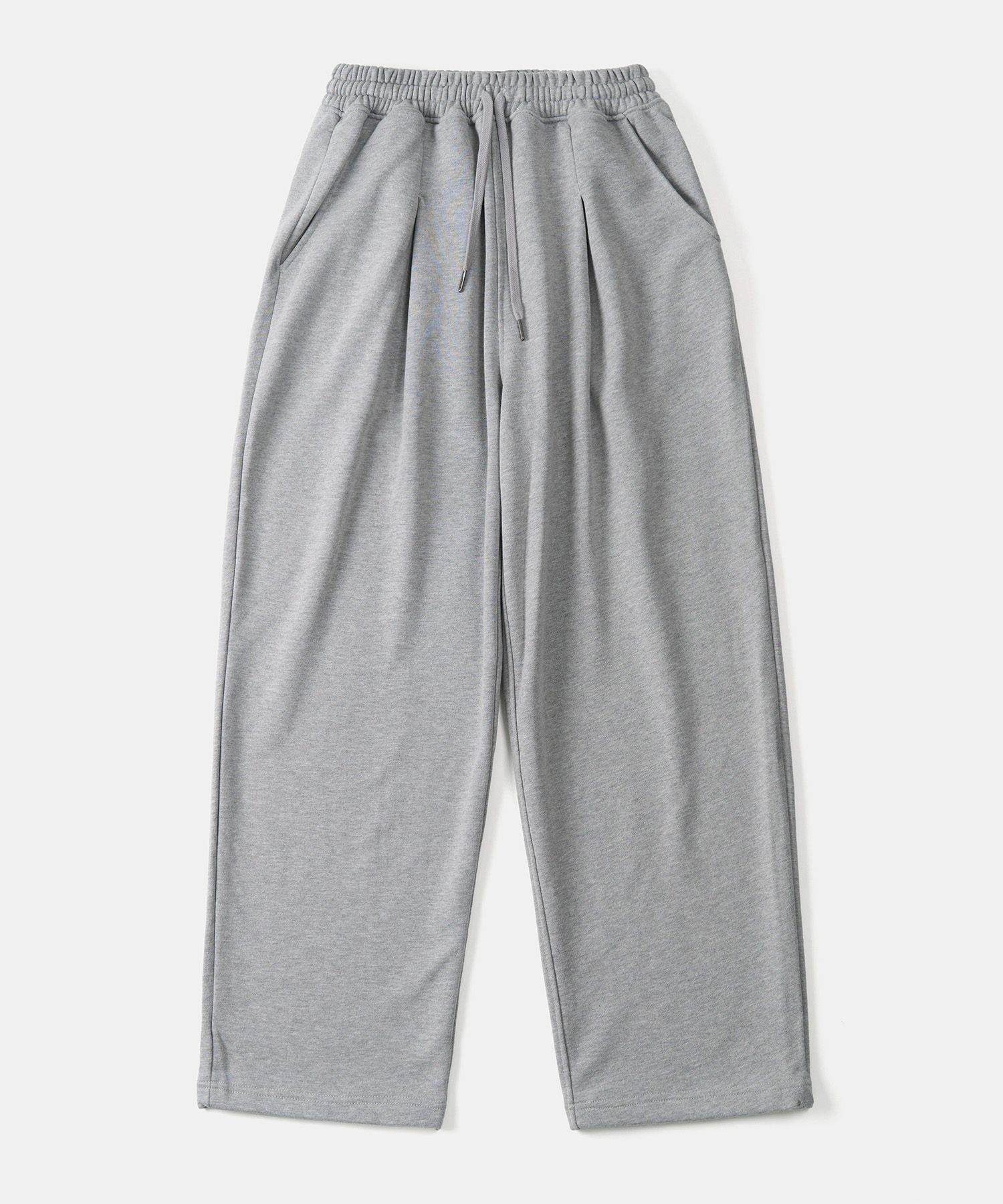 MUSINSA | EXCONTAINER Wide one-tuck sweatpants (2 COLOR)