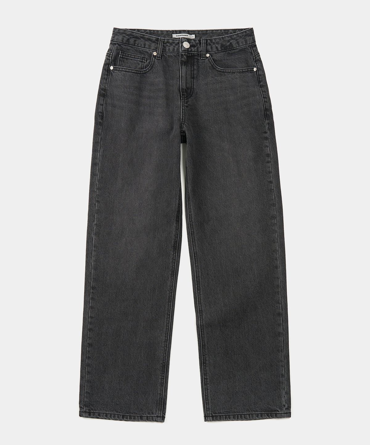엑스컨테이너(EXCONTAINER) 컴포터블 데님 팬츠 (DARK GREY)