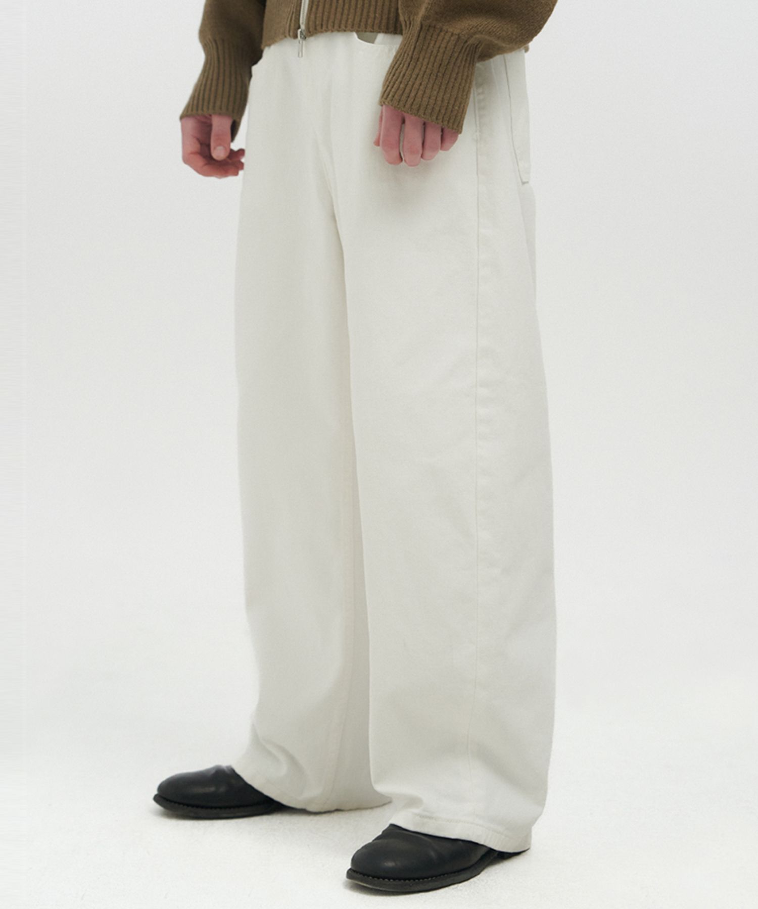 ★TWS ドフン★【Millo Archive】★Reflect Curved Pant.s★ MUSINSA | MILLO ARCHIVE Reflect Curved Pants [Brown]