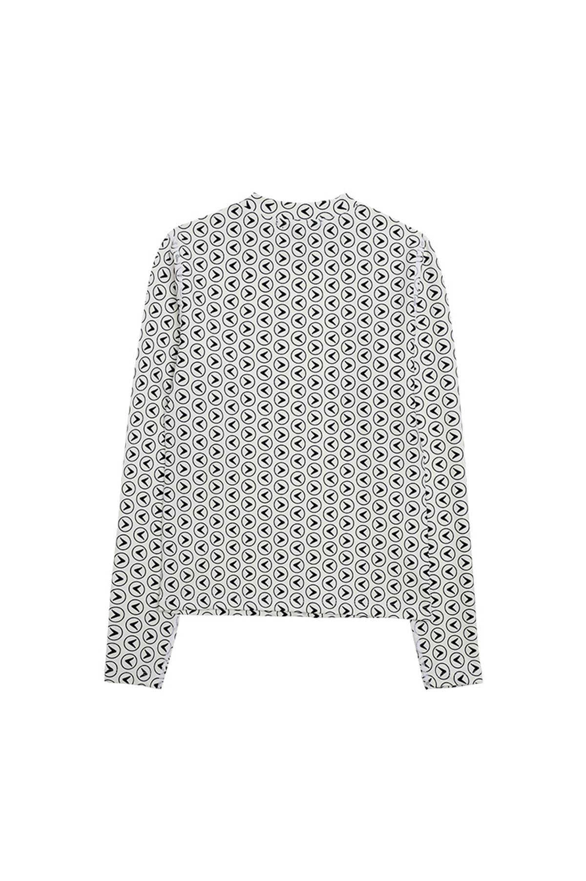 인터레스트(INTEREST) INTEREST LOGO DIGITAL PRINT TOP_WHITE