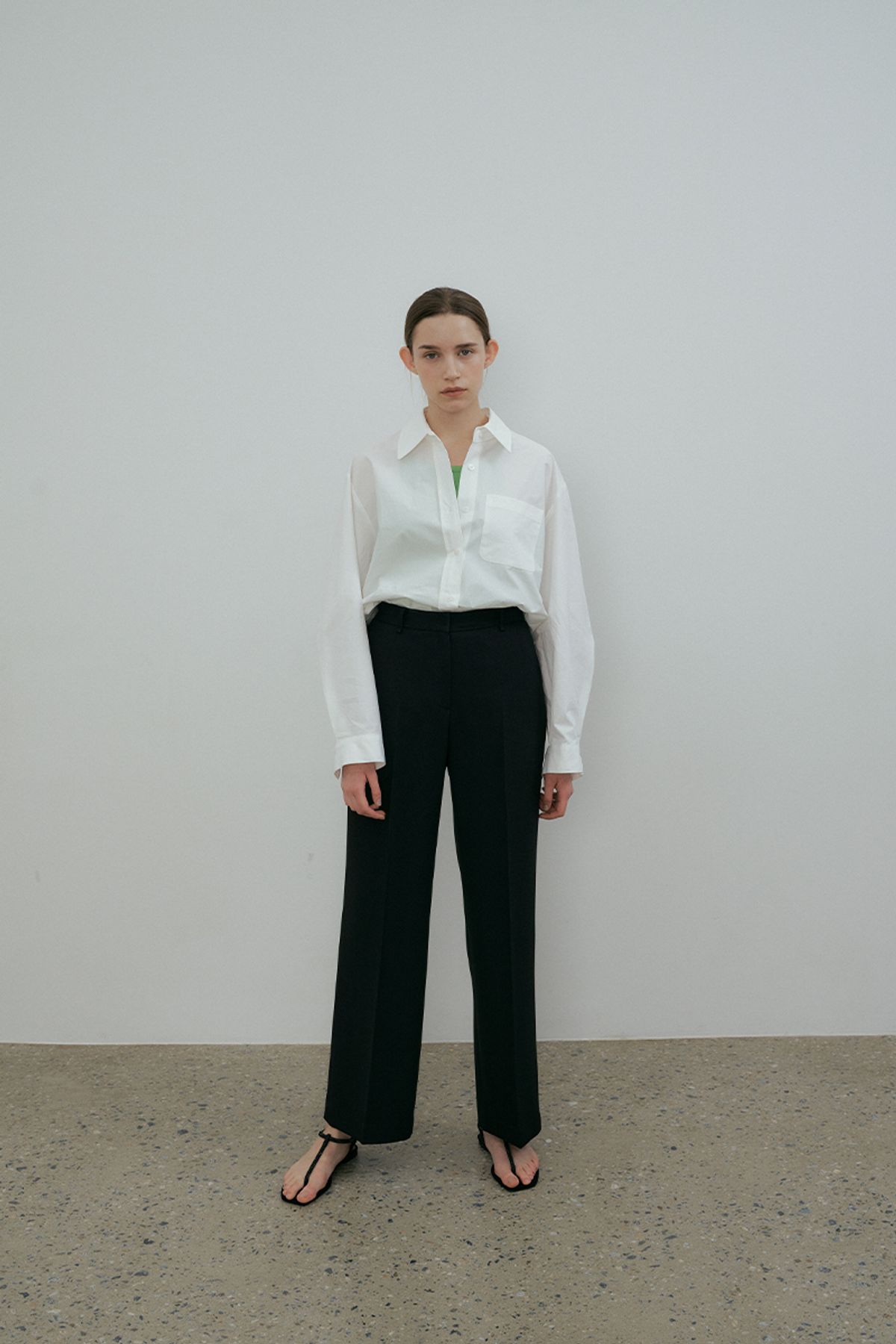 더페니(THE PENNY) SIGNATURE BASIC SHIRT - White