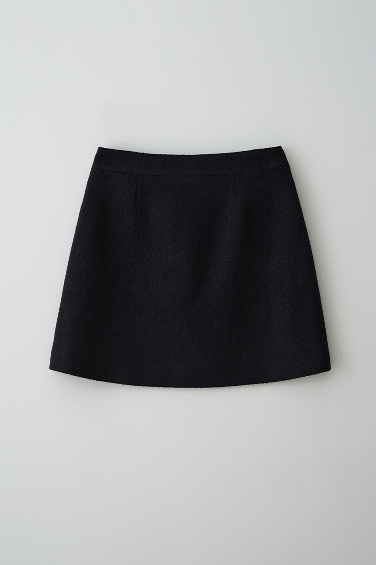 더페니(THE PENNY) TWEED MINI SKIRT - Black