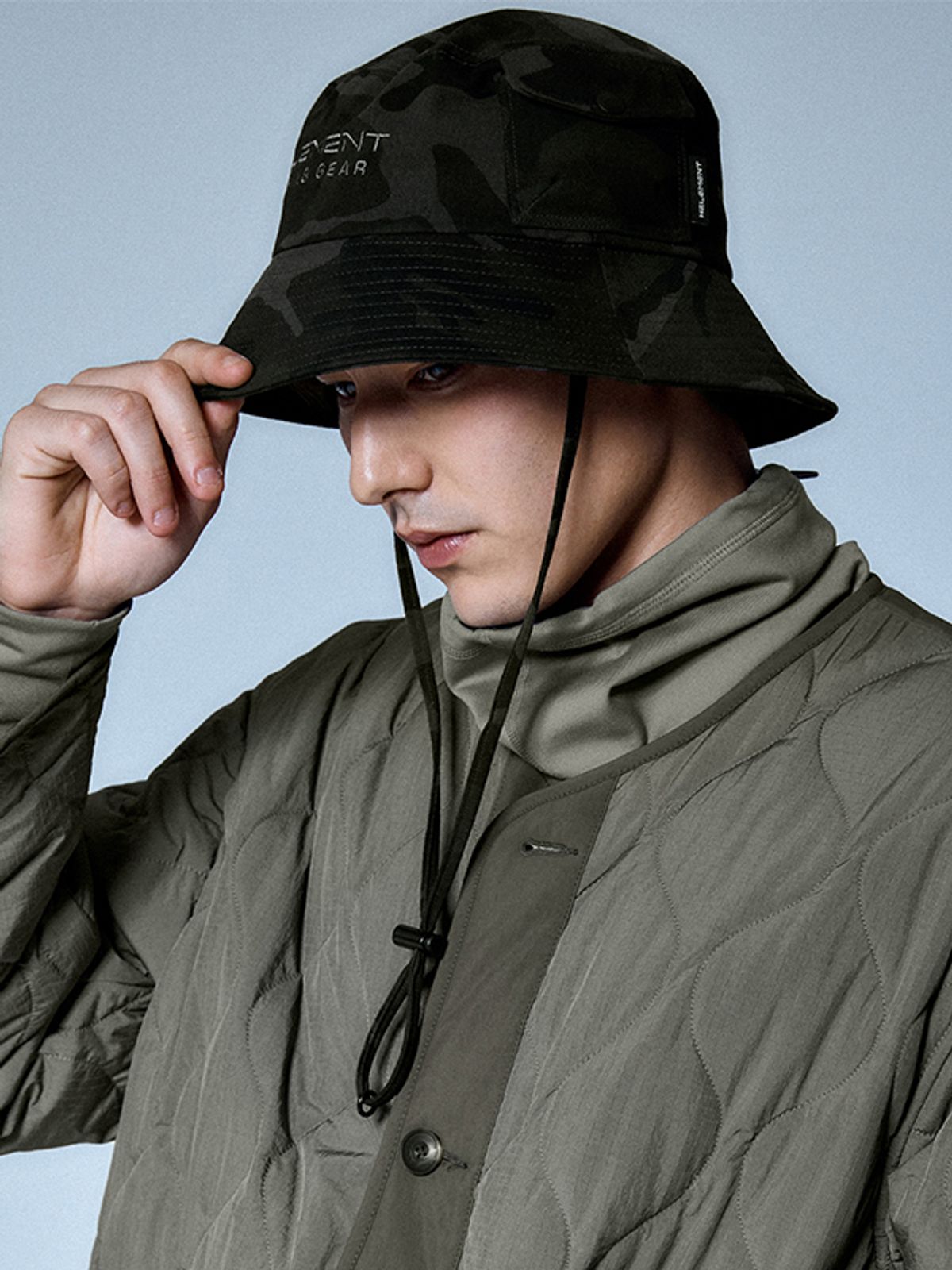 힐리먼트(HELEMENT) 필드 포켓 버킷(CAMO)
