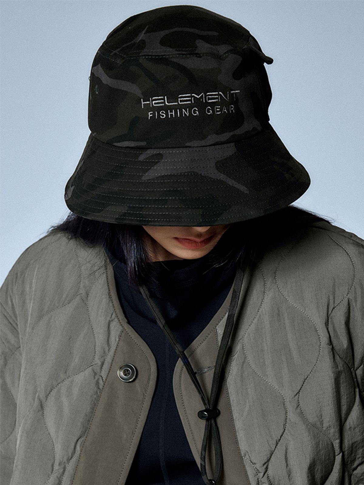 힐리먼트(HELEMENT) 필드 포켓 버킷(CAMO)