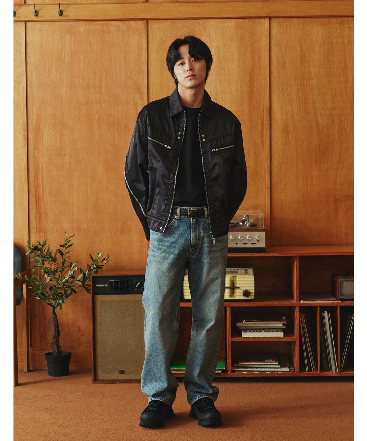 덴메이드(DENMADE) DEN0461 vintage mid blue wide jeans
