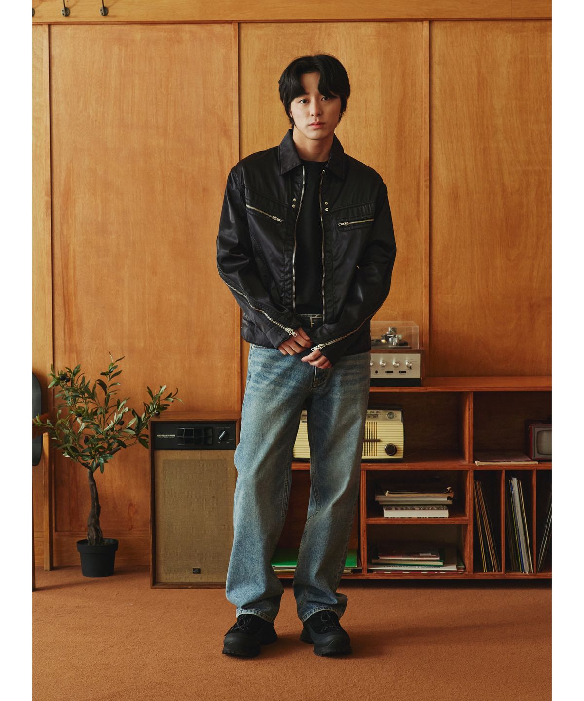 덴메이드(DENMADE) DEN0461 vintage mid blue wide jeans
