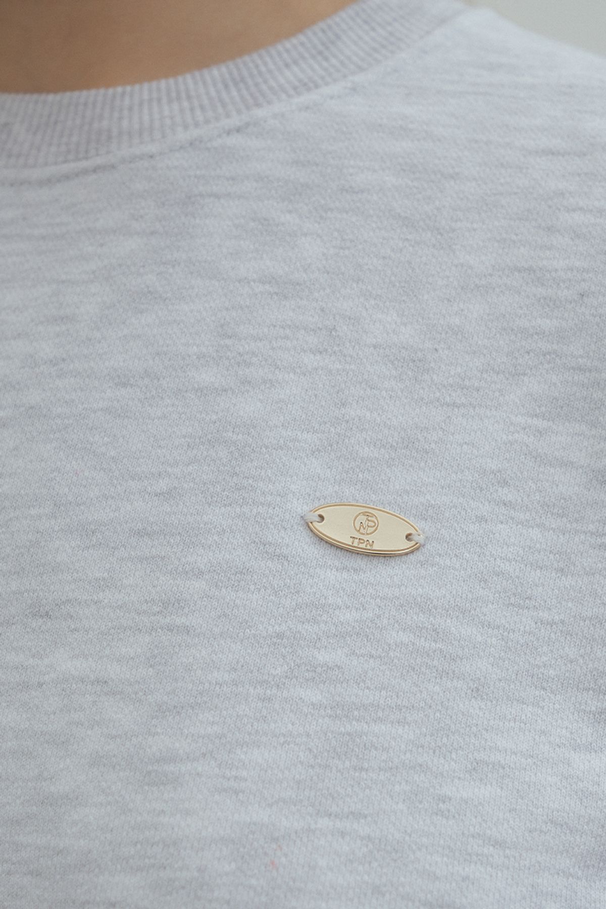 더페니(THE PENNY) BASIC SWEAT SHIRT - Melange