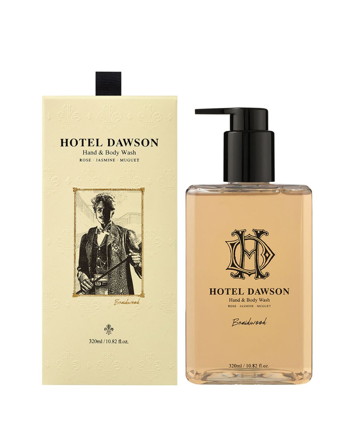 호텔도슨(HOTEL DAWSON) 브레이드우드 핸드 & 바디워시 320ml 플로럴향