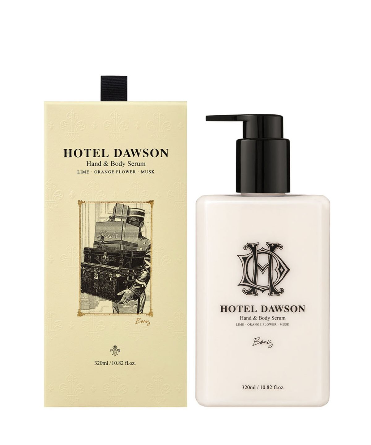호텔도슨(HOTEL DAWSON) 보리스 핸드 & 바디 로션 320ml 시트러스향