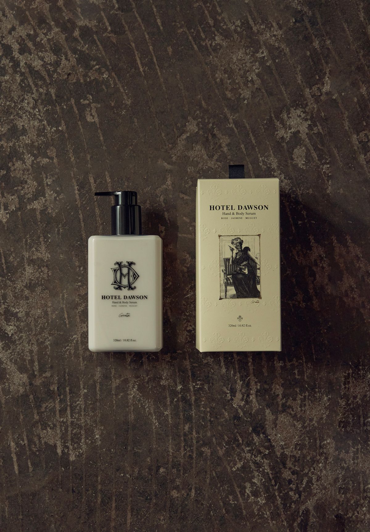호텔도슨(HOTEL DAWSON) 그레타 핸드 & 바디 로션 320ml 플로럴향