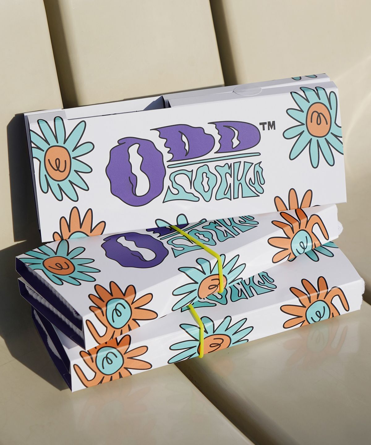 오드삭스(ODDSOCKS) 쿨맥스 러닝 크루 삭스 마라톤 양말 -홈런 (화이트)