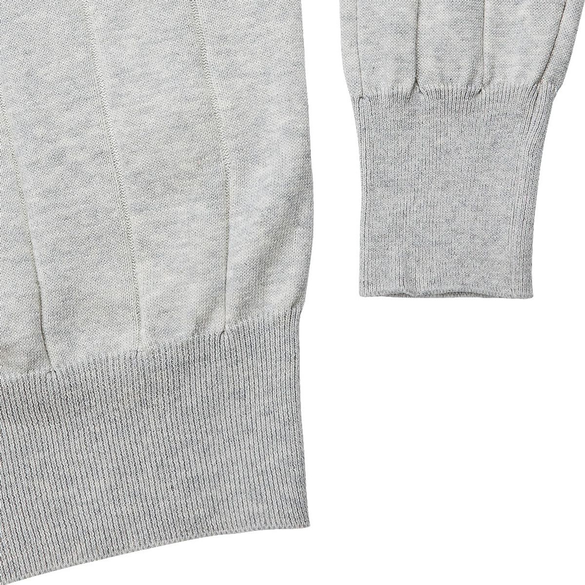 솔티(SORTIE) Reverse Combination Polo Knit (Oatmeal)