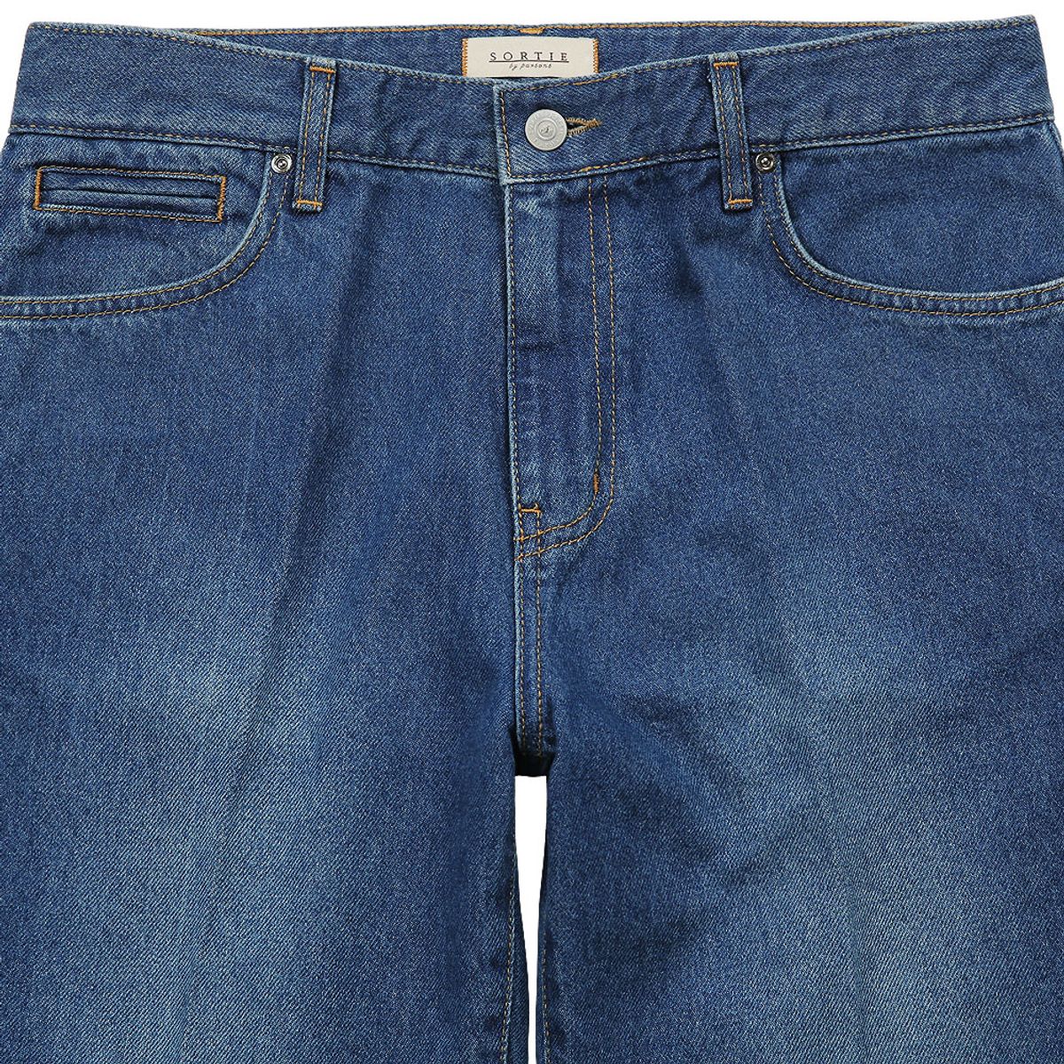 솔티(SORTIE) 006 Tailored Denim Jeans (Mid blue)