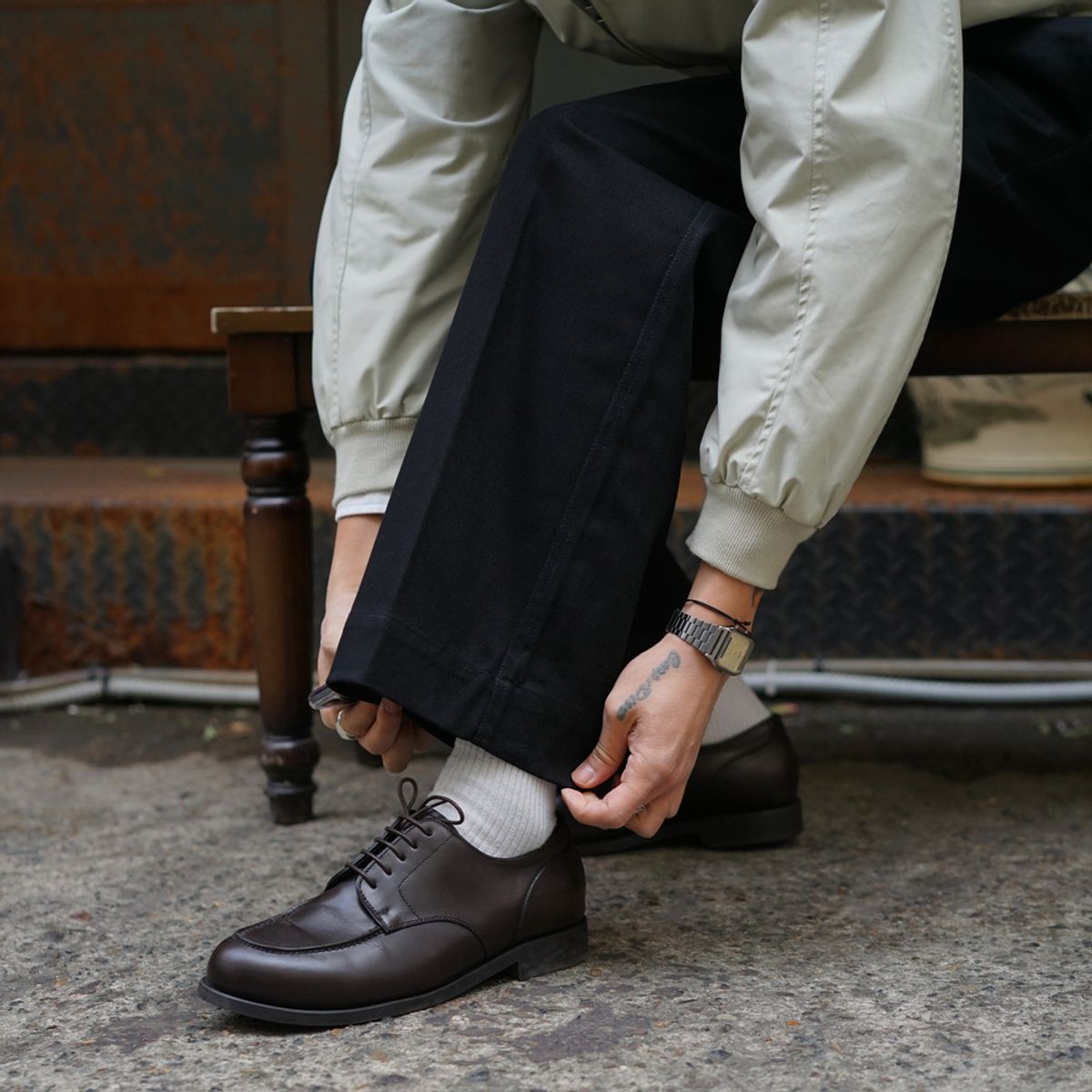 와이엠씨엘케이와이(YMCL KY) French M-52 Chino Pants - Black