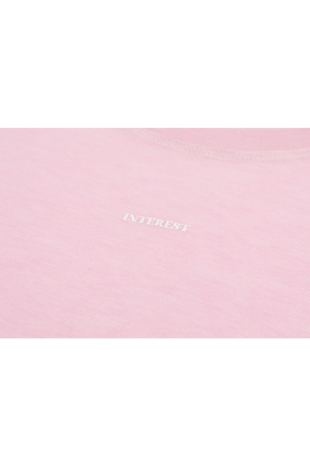 인터레스트(INTEREST) INTEREST LOGO WOOL LONG SLEEVE _PINK