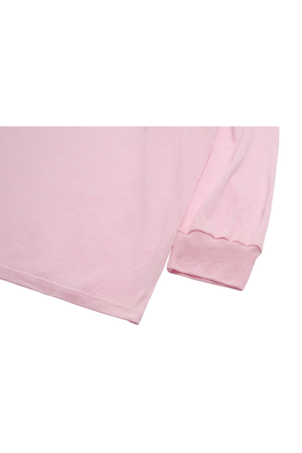 인터레스트(INTEREST) INTEREST LOGO WOOL LONG SLEEVE _PINK