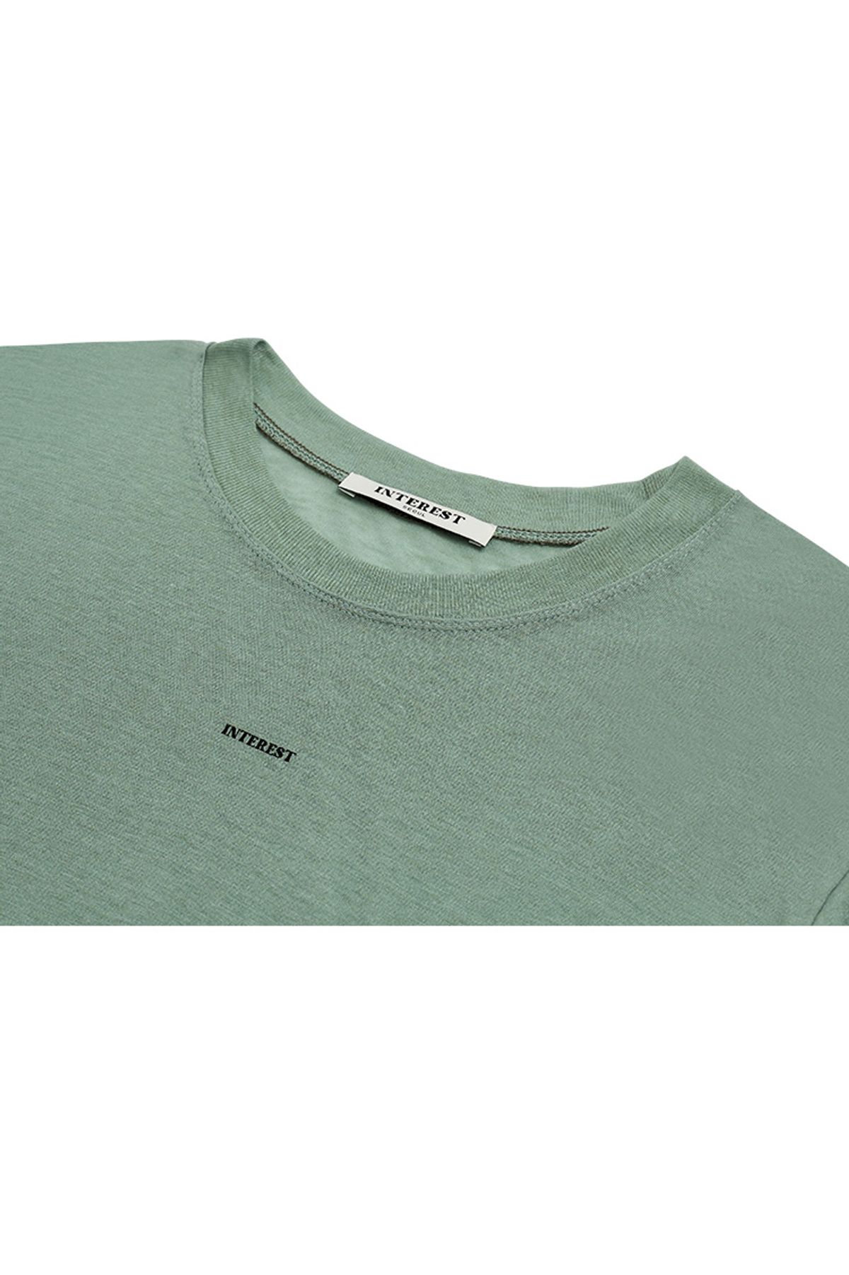 인터레스트(INTEREST) INTEREST LOGO WOOL LONG SLEEVE _KHAKI